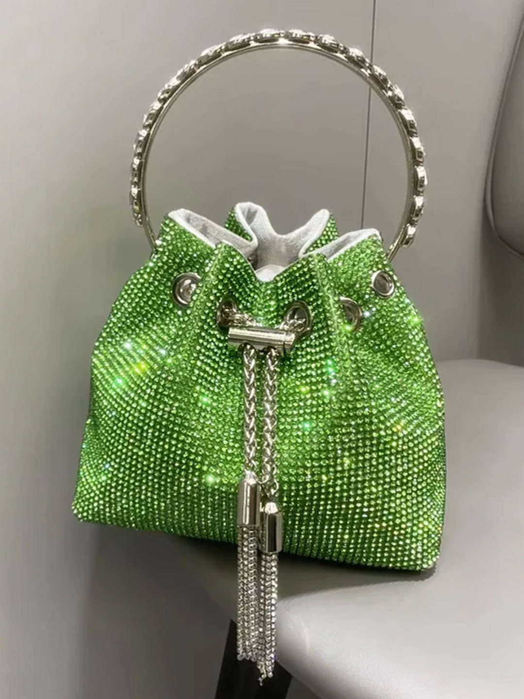 PURPLE WINGS Embellished Sling Bag  With Detachable Sling Strap