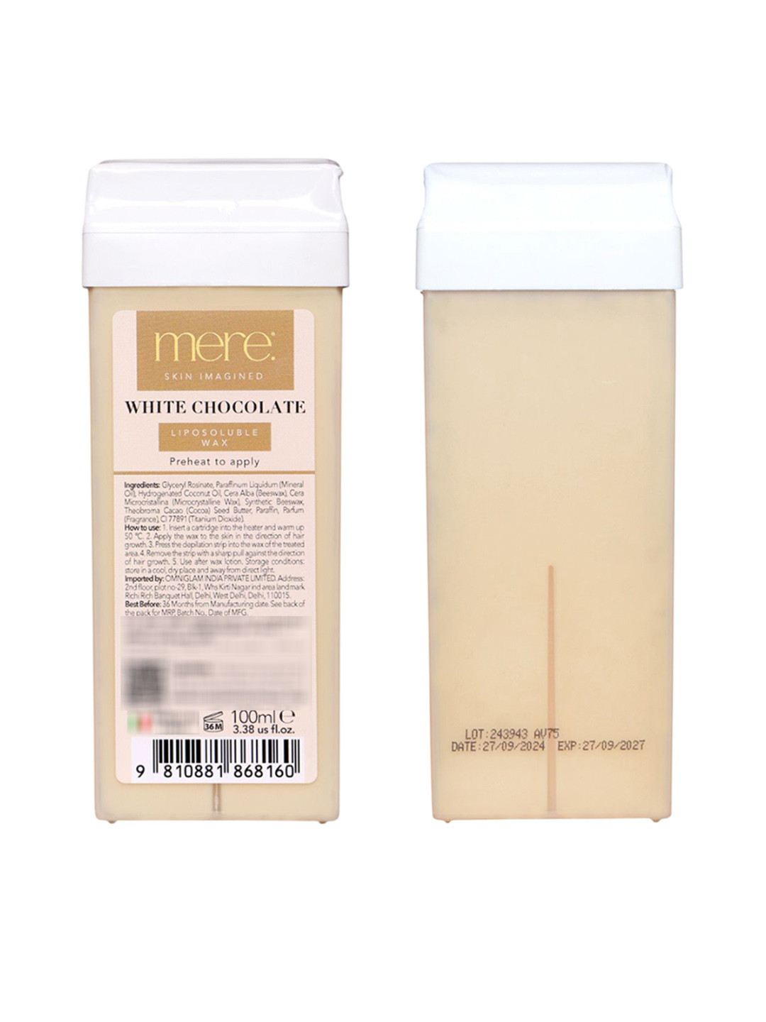 MERE SKIN IMAGINED White Chocolate Liposoluble Wax - 100 ml