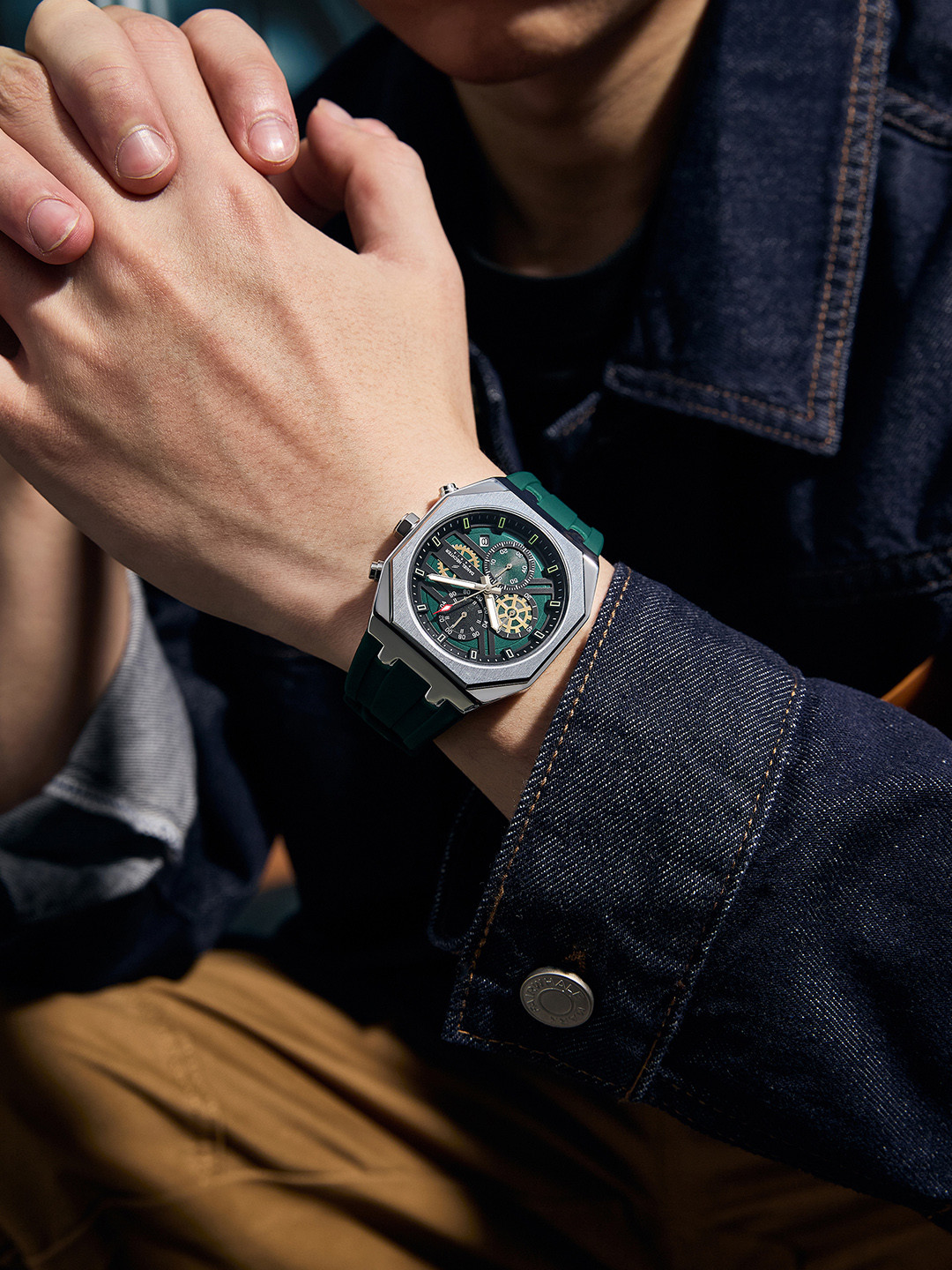 Daniel Hechter Paris Orsay Collection Multifunctional Watch for Men - Octagone Dial