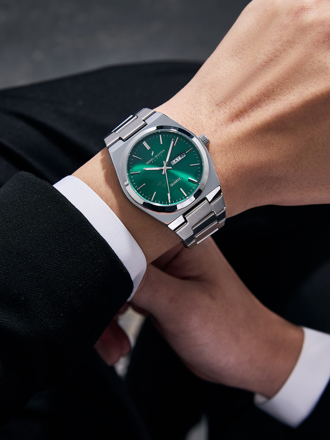 Daniel Hechter Paris Avenue Hoche Collection Watch & Stainless Steel Band