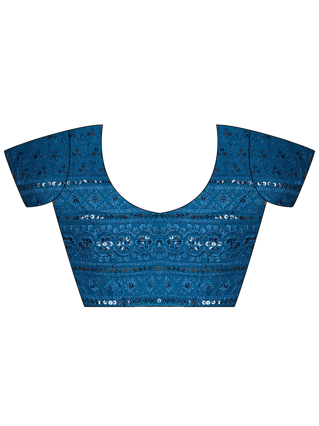 KALINI Sequins Embellished Unstitched Saree Blouse