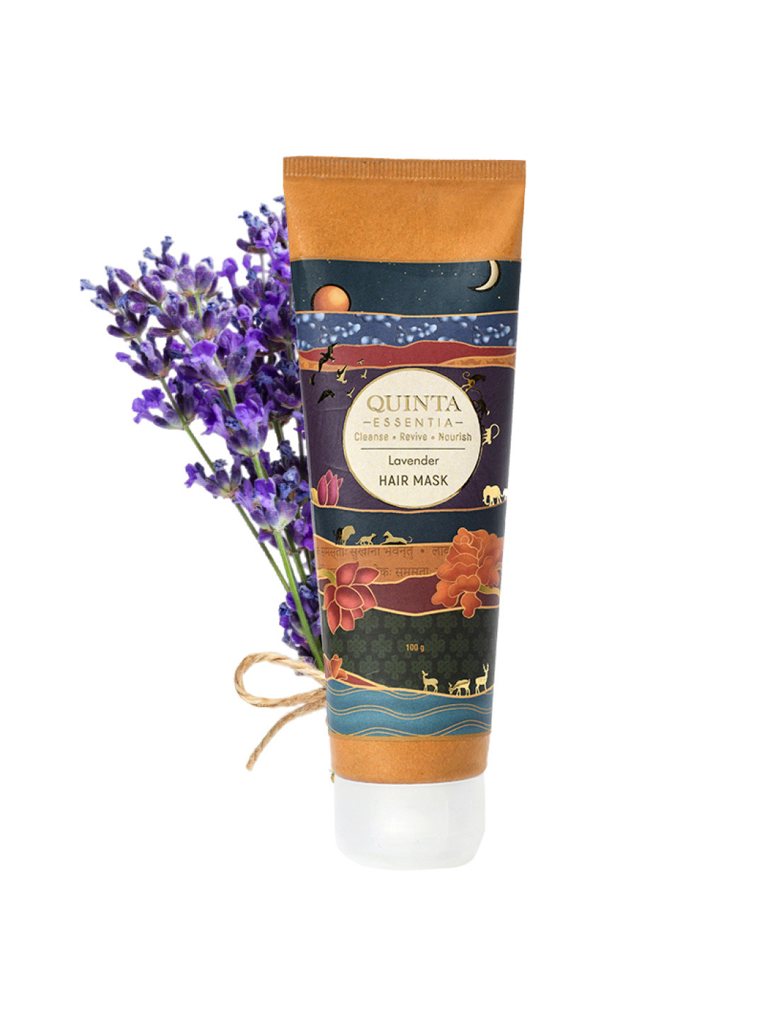 Quinta Essentia Organic Lavender Hair Mask For Strengthening & Hair Thickening - 100 ml