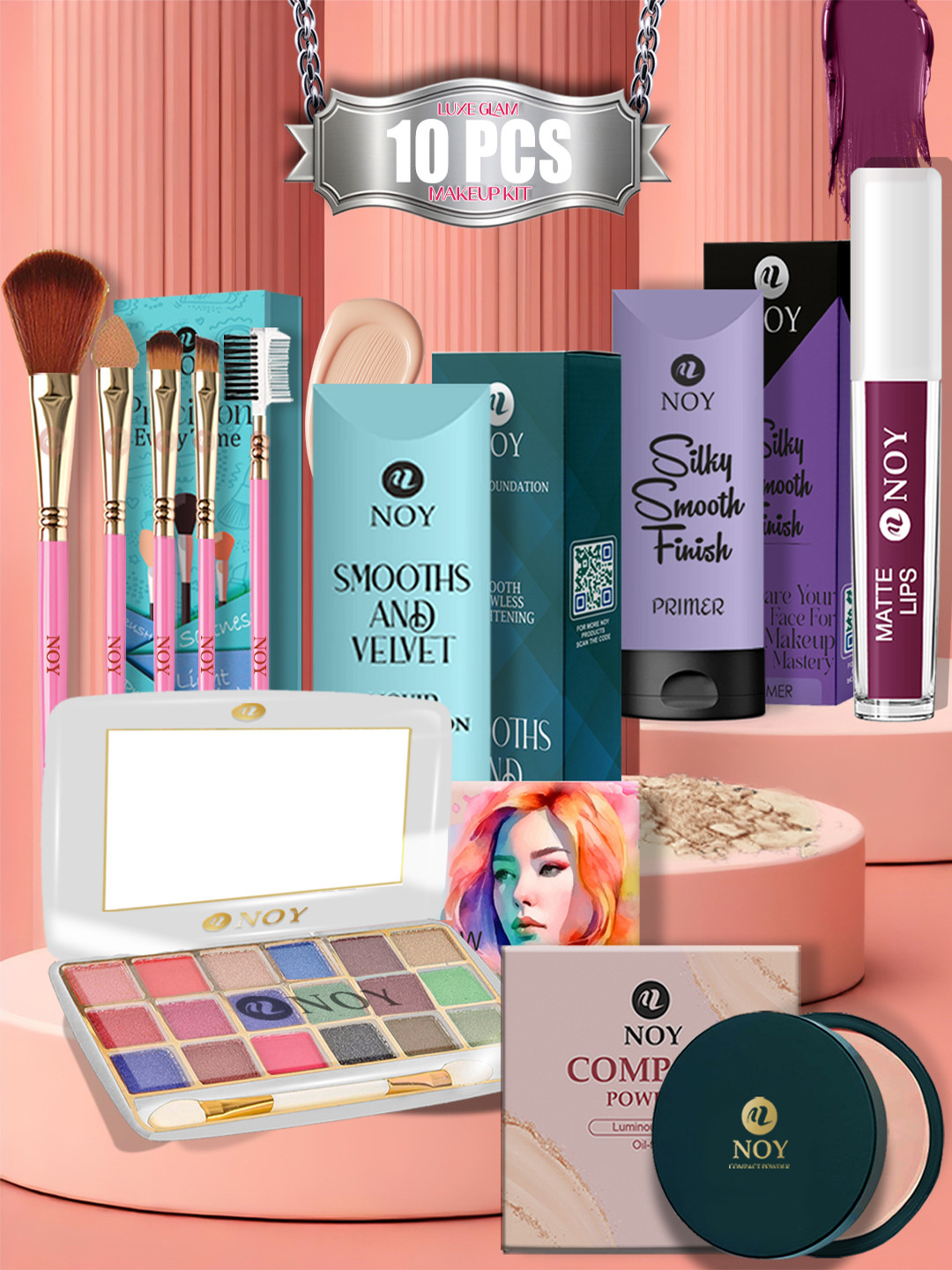 NOY Makeup Kit for Women's Day - 11 PCS Gifting Edition