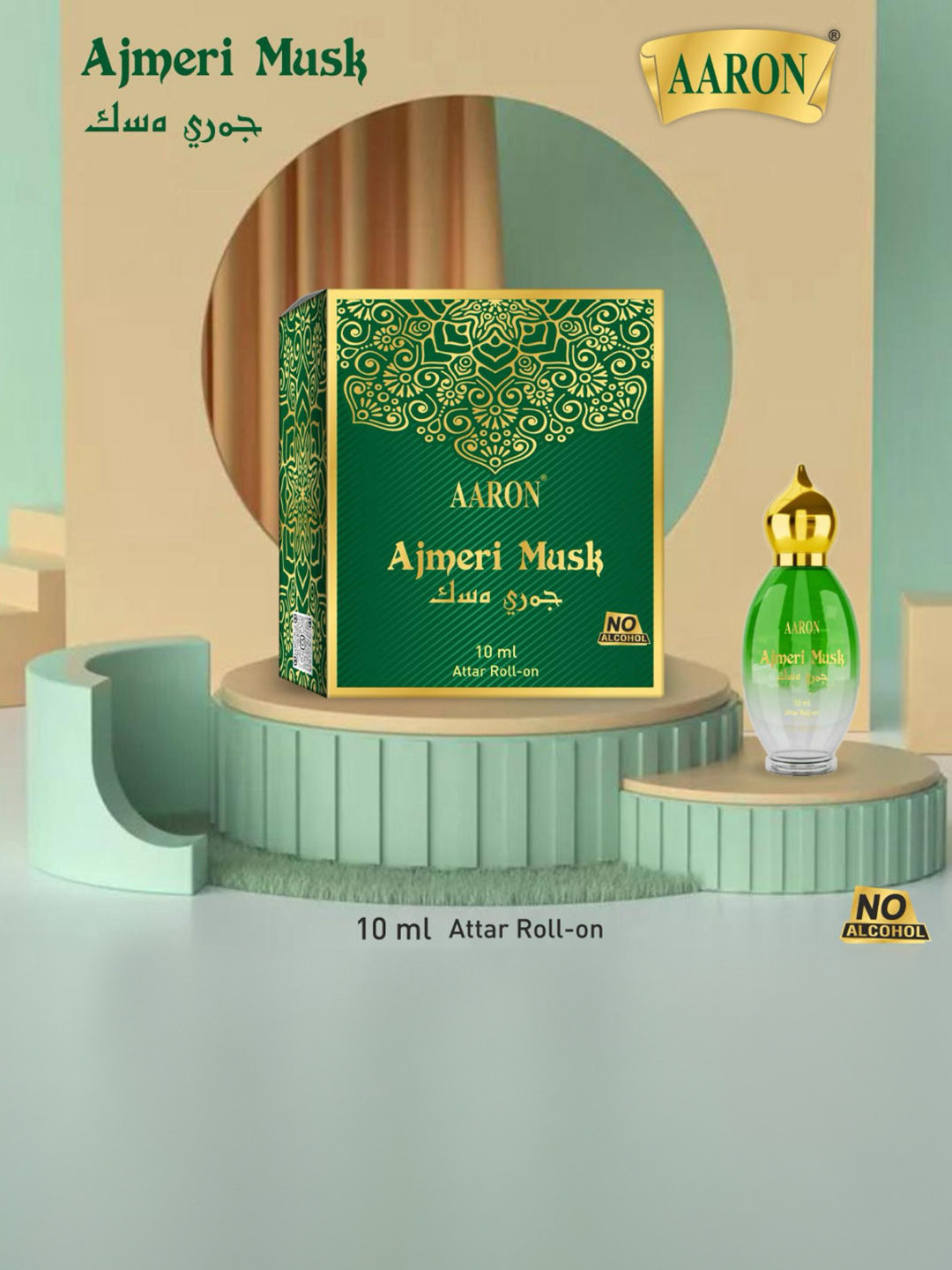 AARON Long Lasting Ajmeri Musk Attar - 10 ml