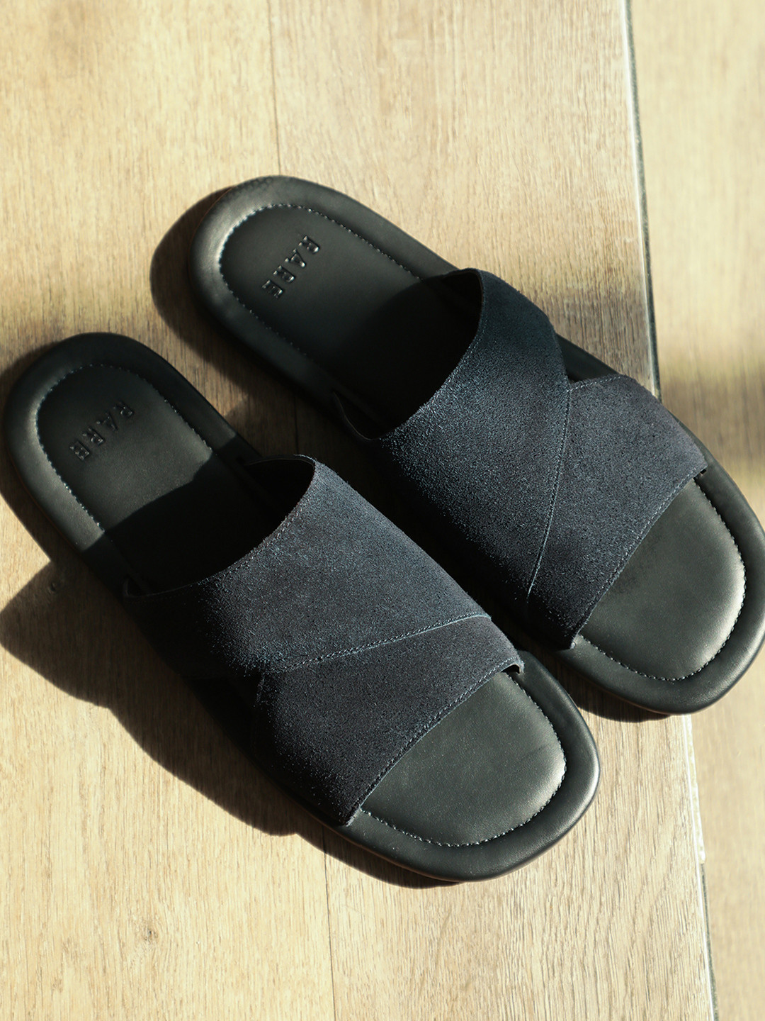 RARE RABBIT Men Leather Comfort Sandals