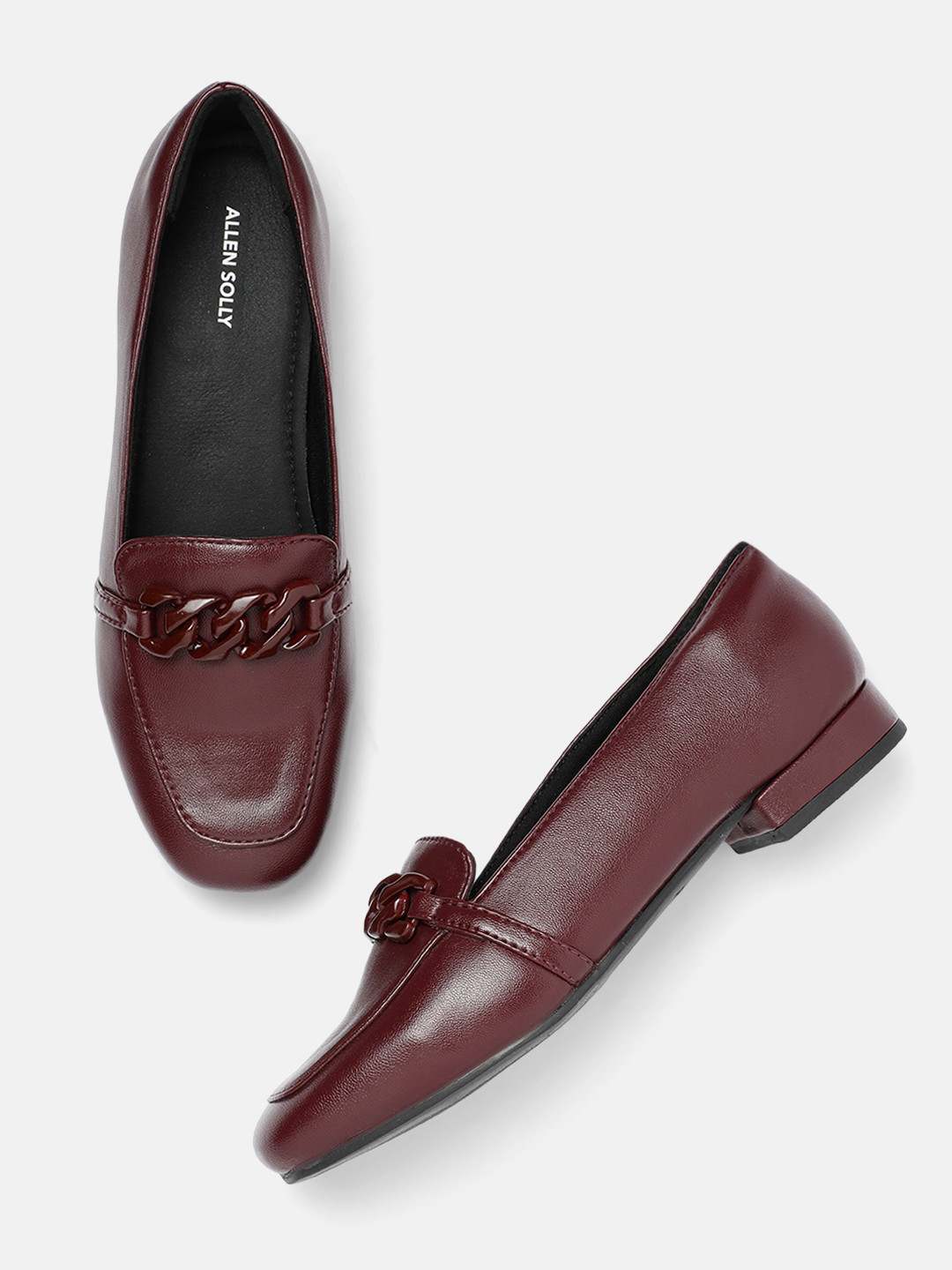 Allen Solly Women Chain Embellished Loafers