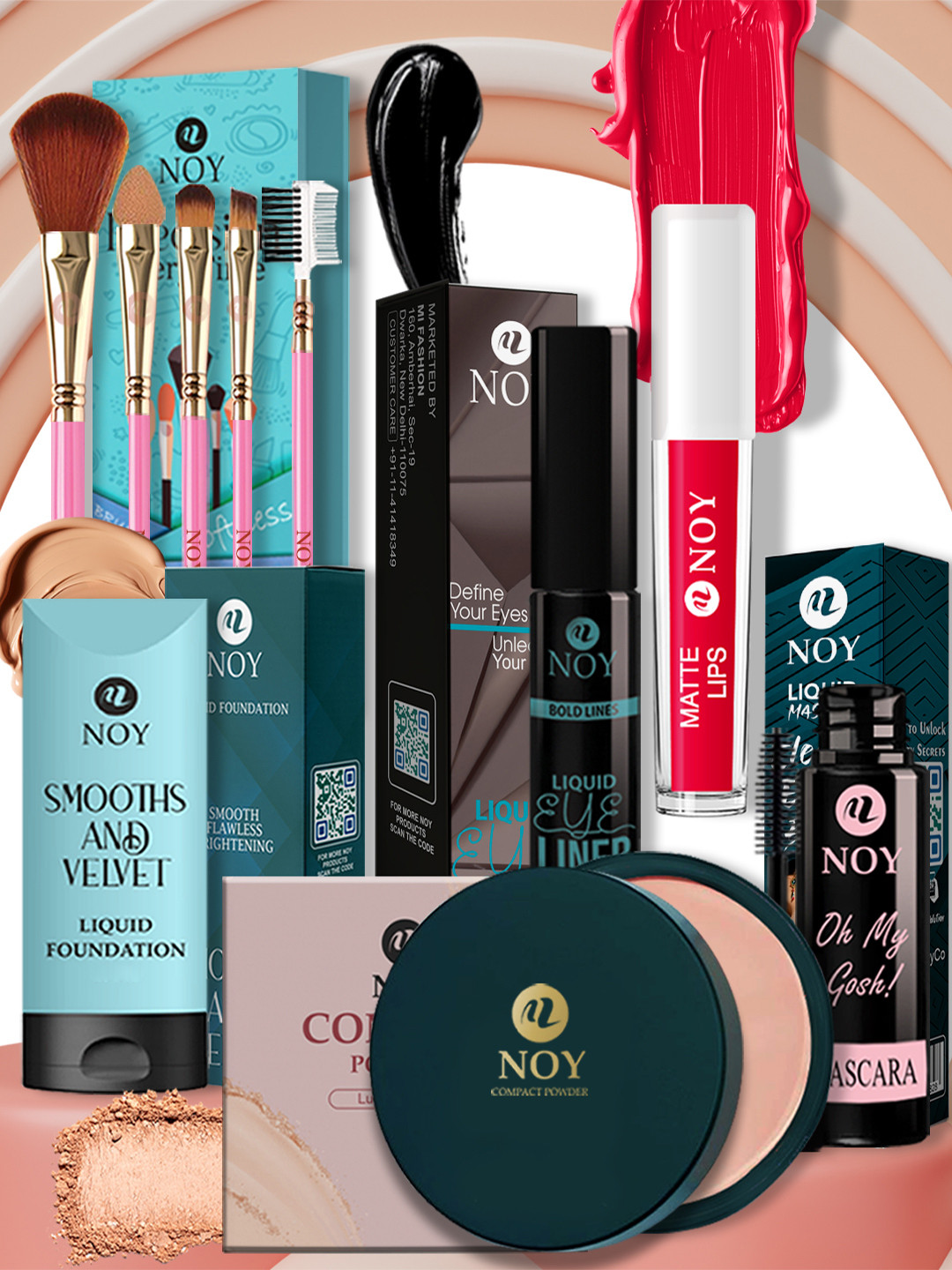 NOY Set Of 10 Premium Make Up Set