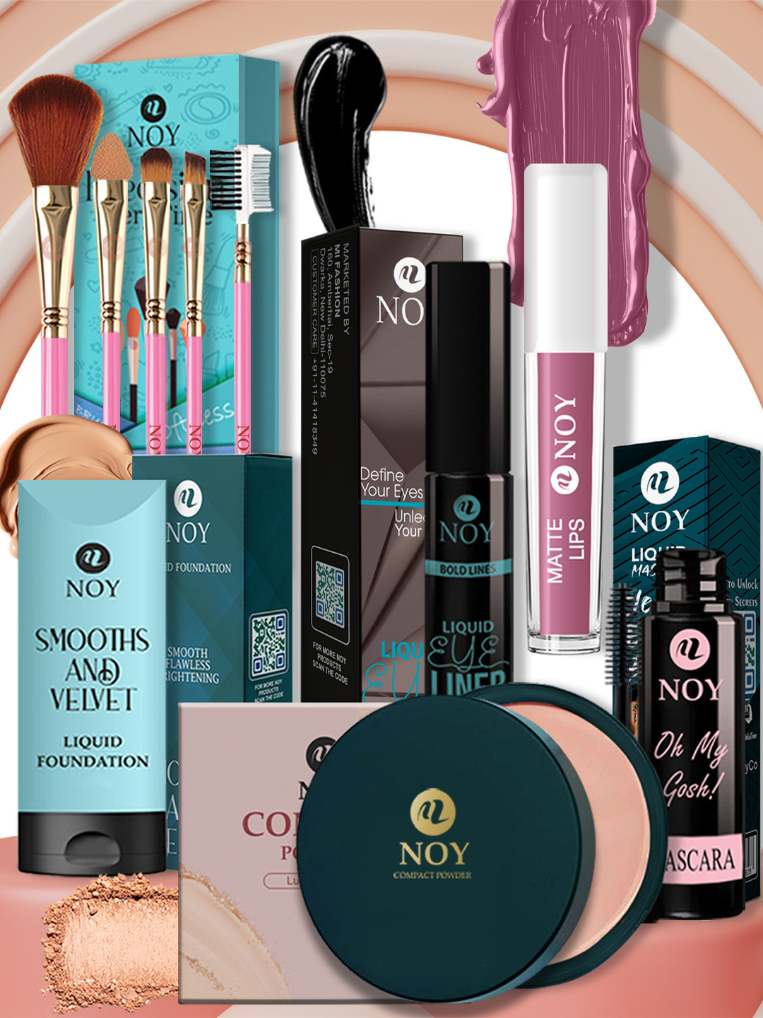 NOY 10-in-1 Complete Makeup Kit for Women