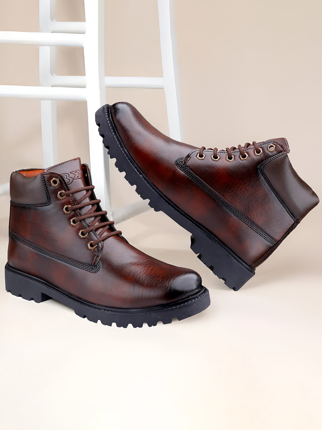 Bxxy Mid Top Platform Heels Regular Boots