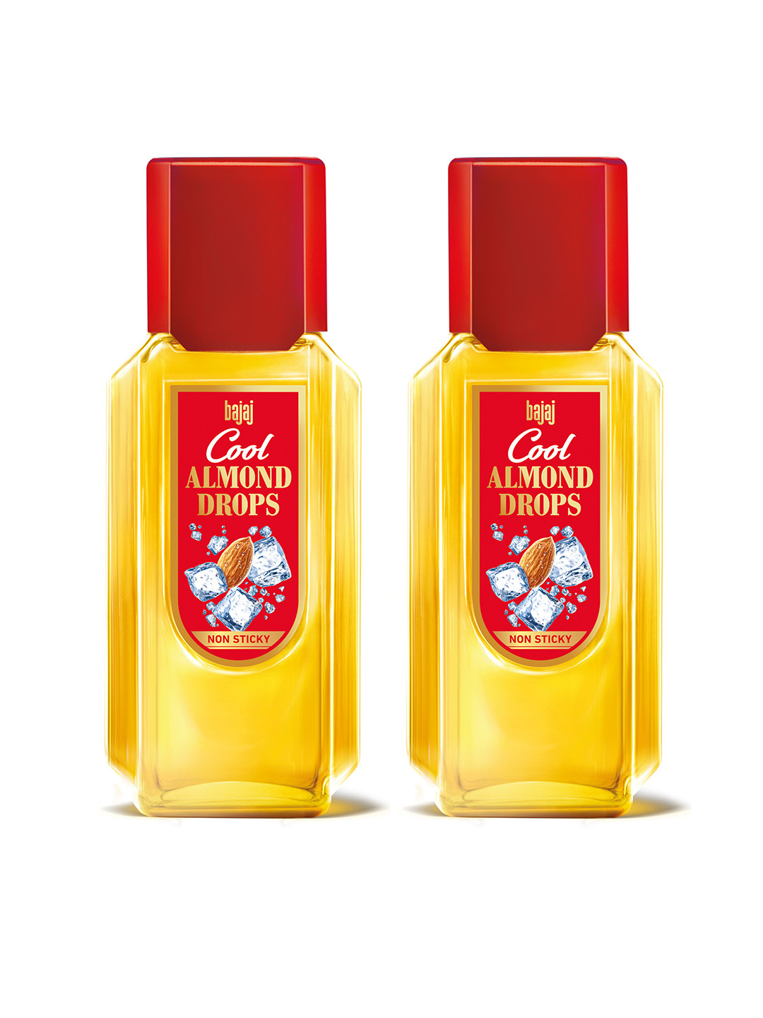 BAJAJ CONSUMER CARE Set of 2 Cool Almond Drops Hair Oil - 300 ml each