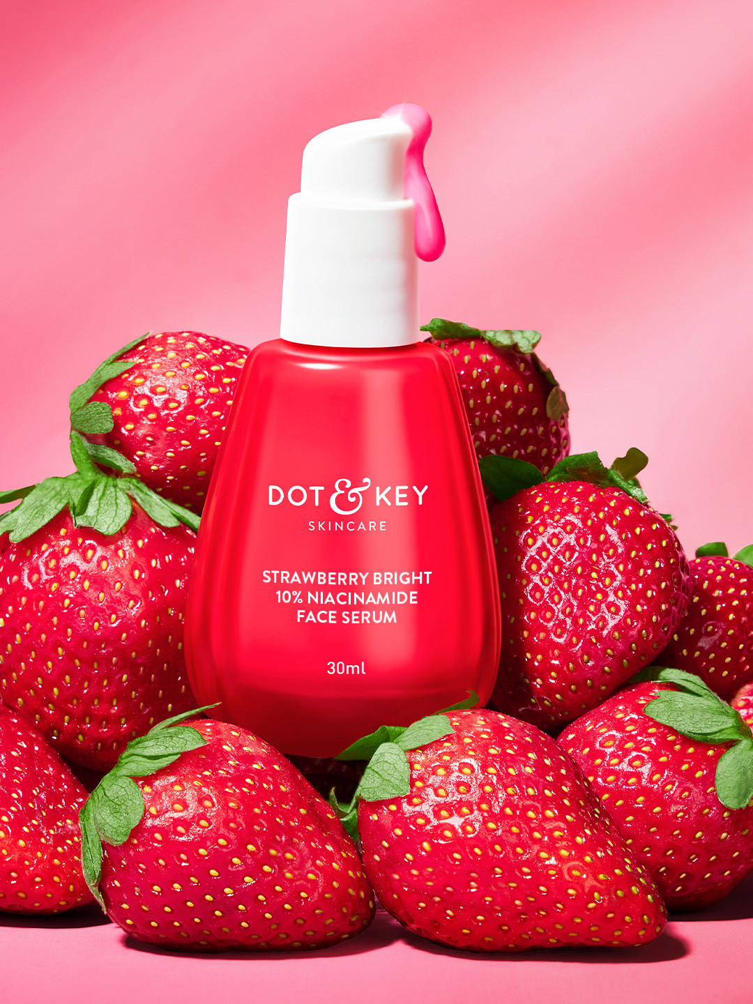 DOT & KEY 10% Niacinamide Strawberry Brightening Face Serum