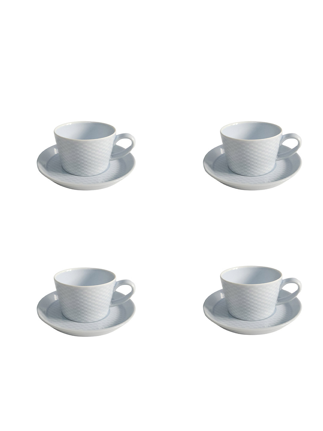 Chabby Chic Blue Textured Tea Set