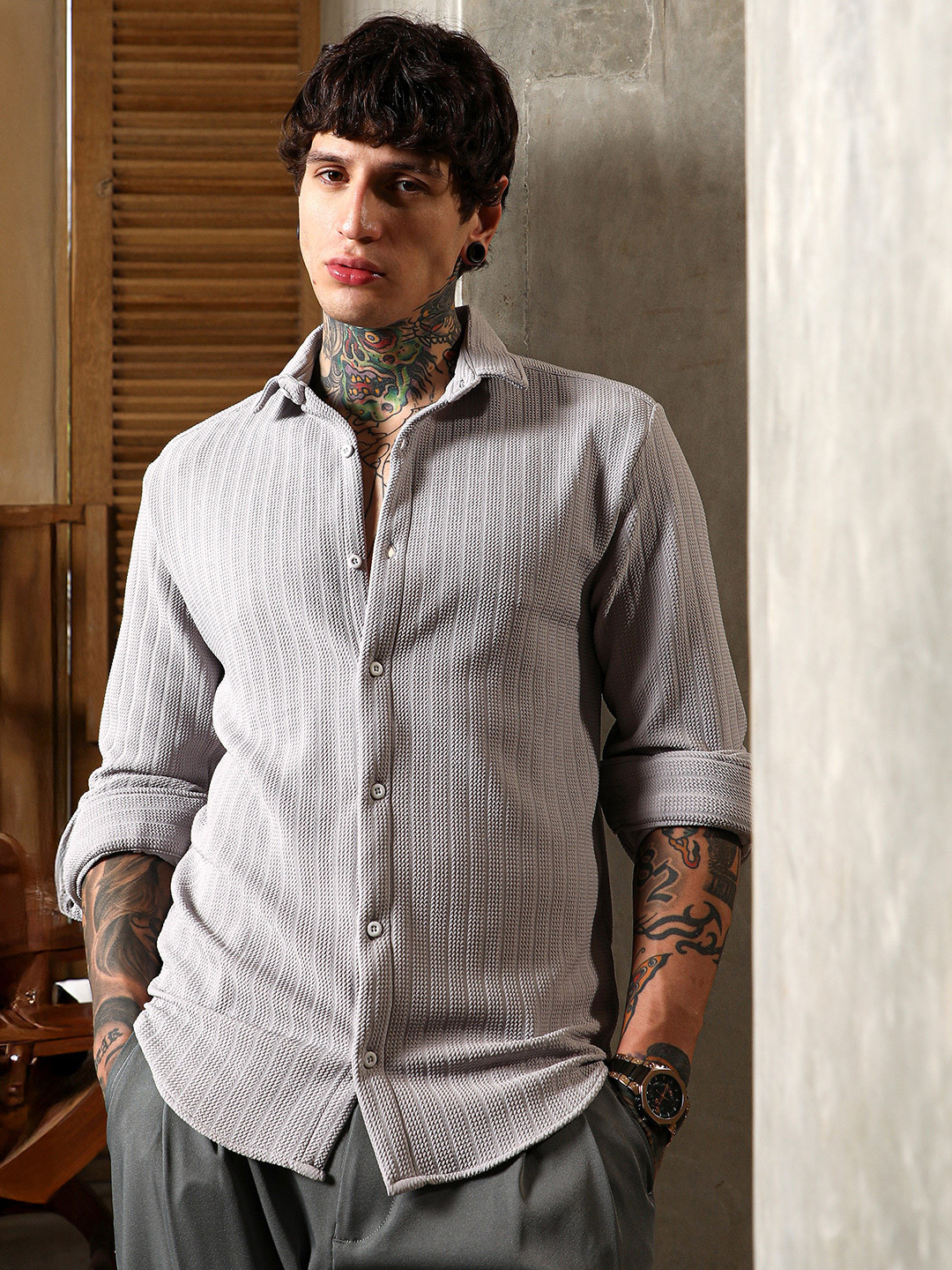 CAHOOT Men Comfort Casual Shirt