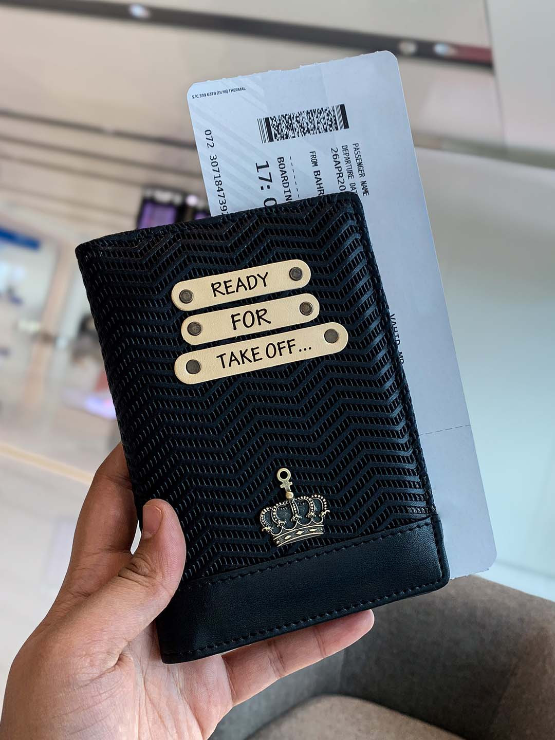 TPC Gifts Textured Passport Cover Travel Accessory