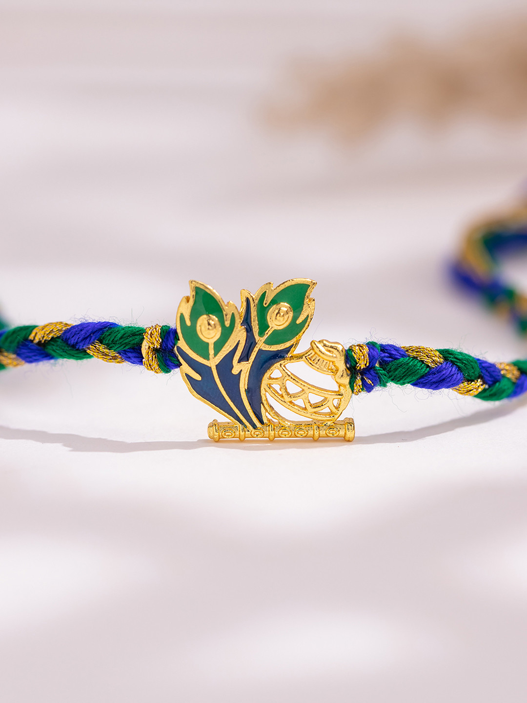 Voylla Natkhat Kanha Leela Design Thread Rakhi