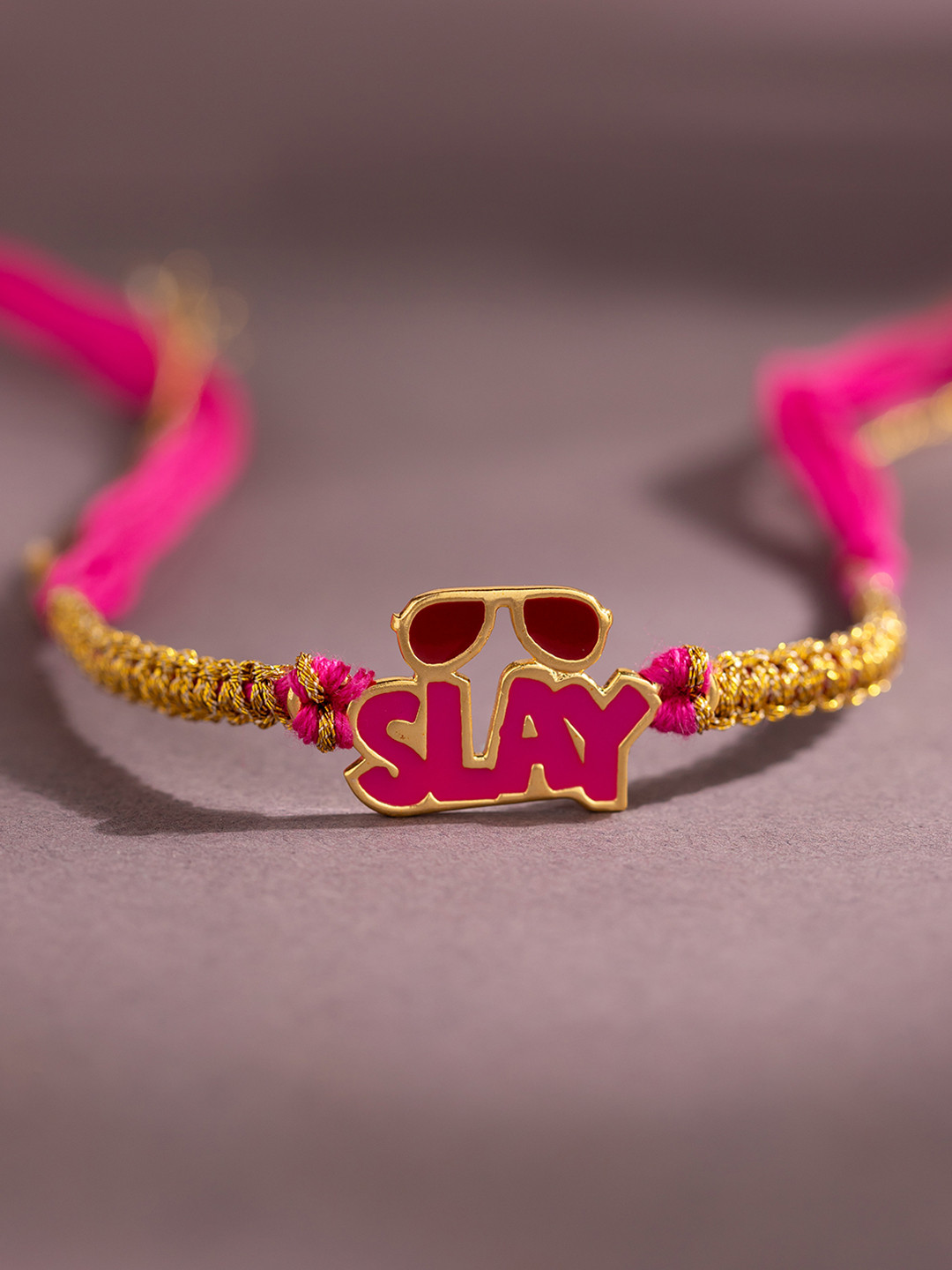 Voylla Slay Swag Design Thread Rakhi