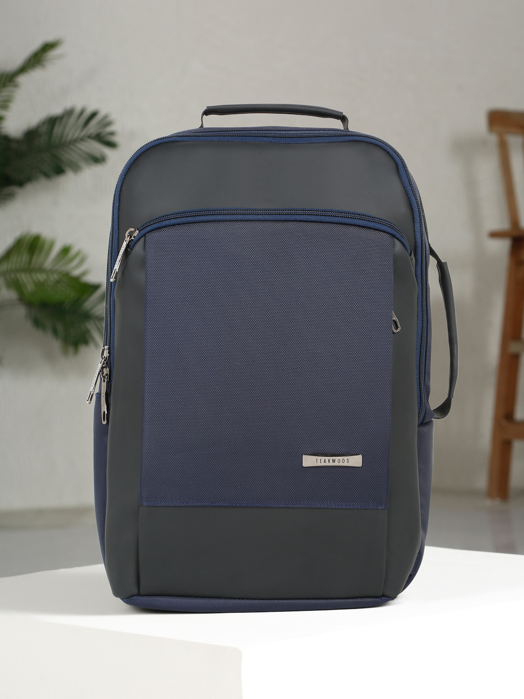 Teakwood Leathers Men Backpack With USB Charging Port