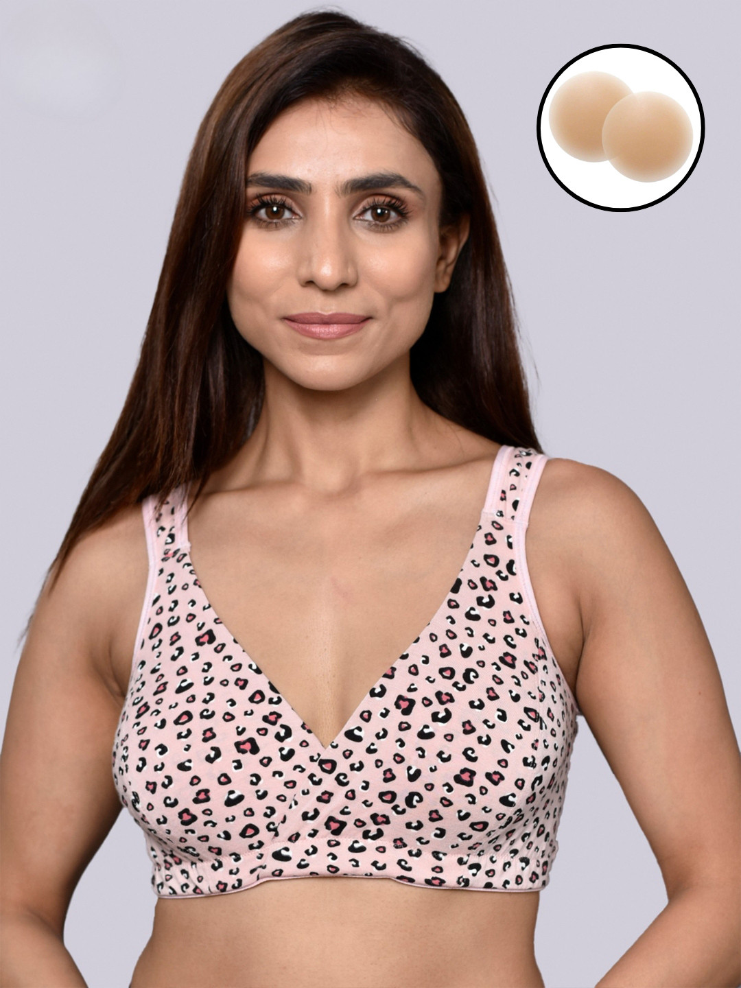 Inner Sense Animal Printed Full Coverage Anti Microbial Maternity Bra