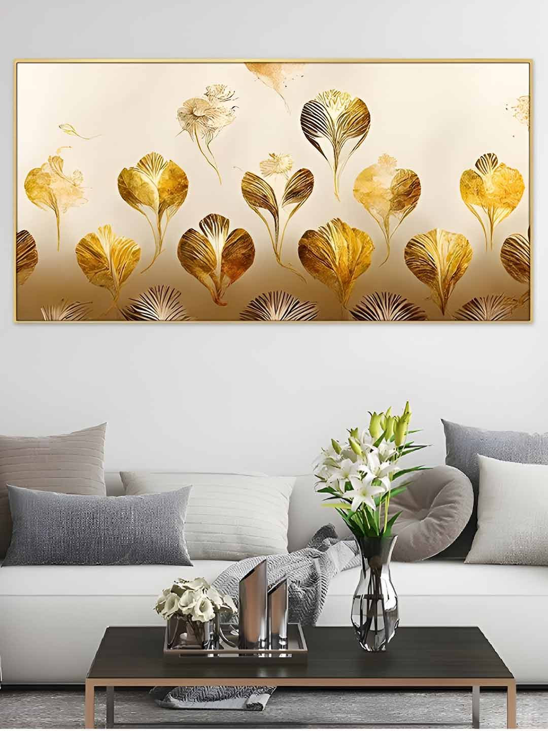 DEKORSTATION Wood Wall Rectangle Paintings Wall Art - 35.8 x 23.6 In