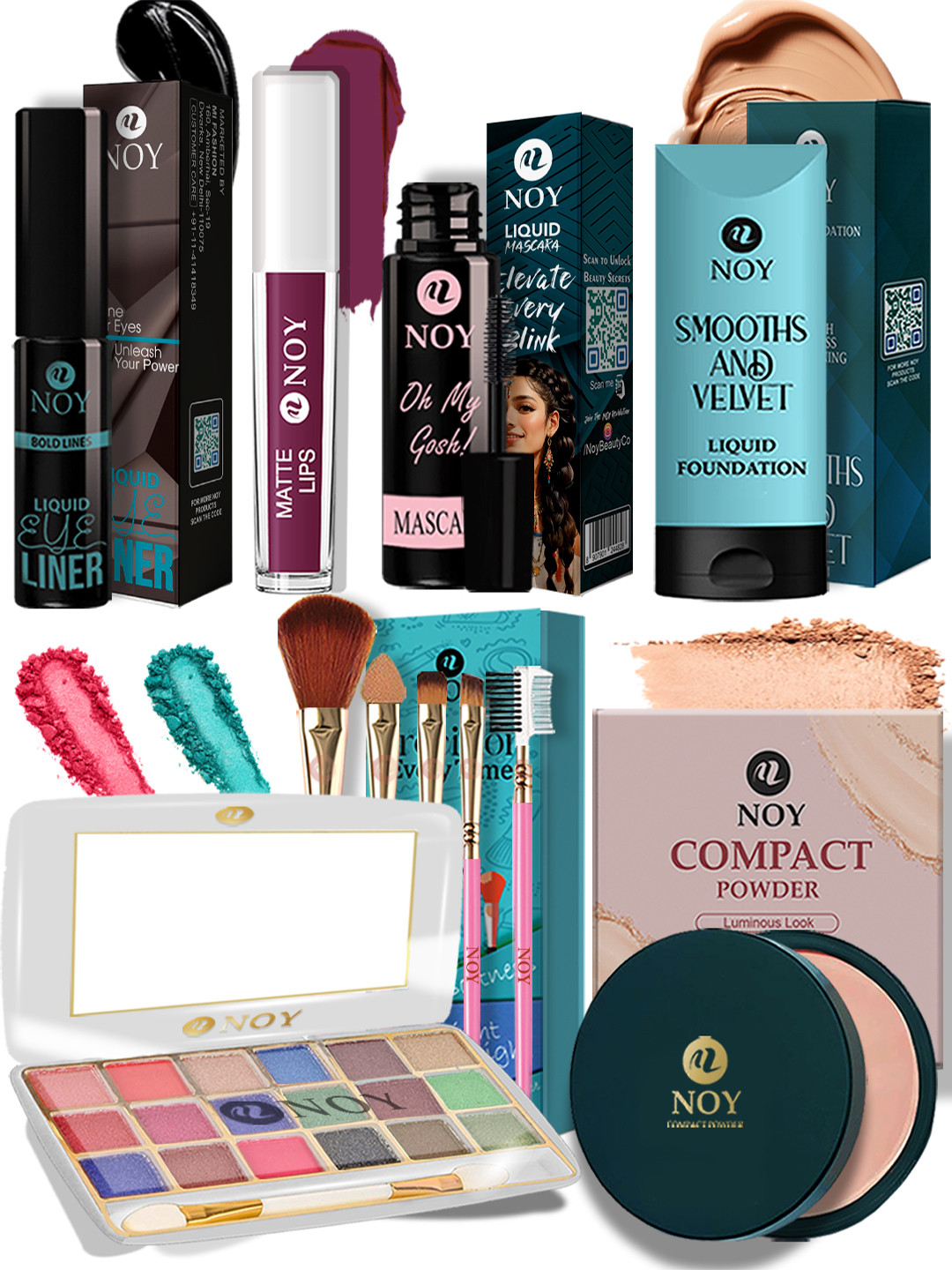 NOY full Makeup set11 PCS Essential Face Makeup Set for Indian Women & Girls