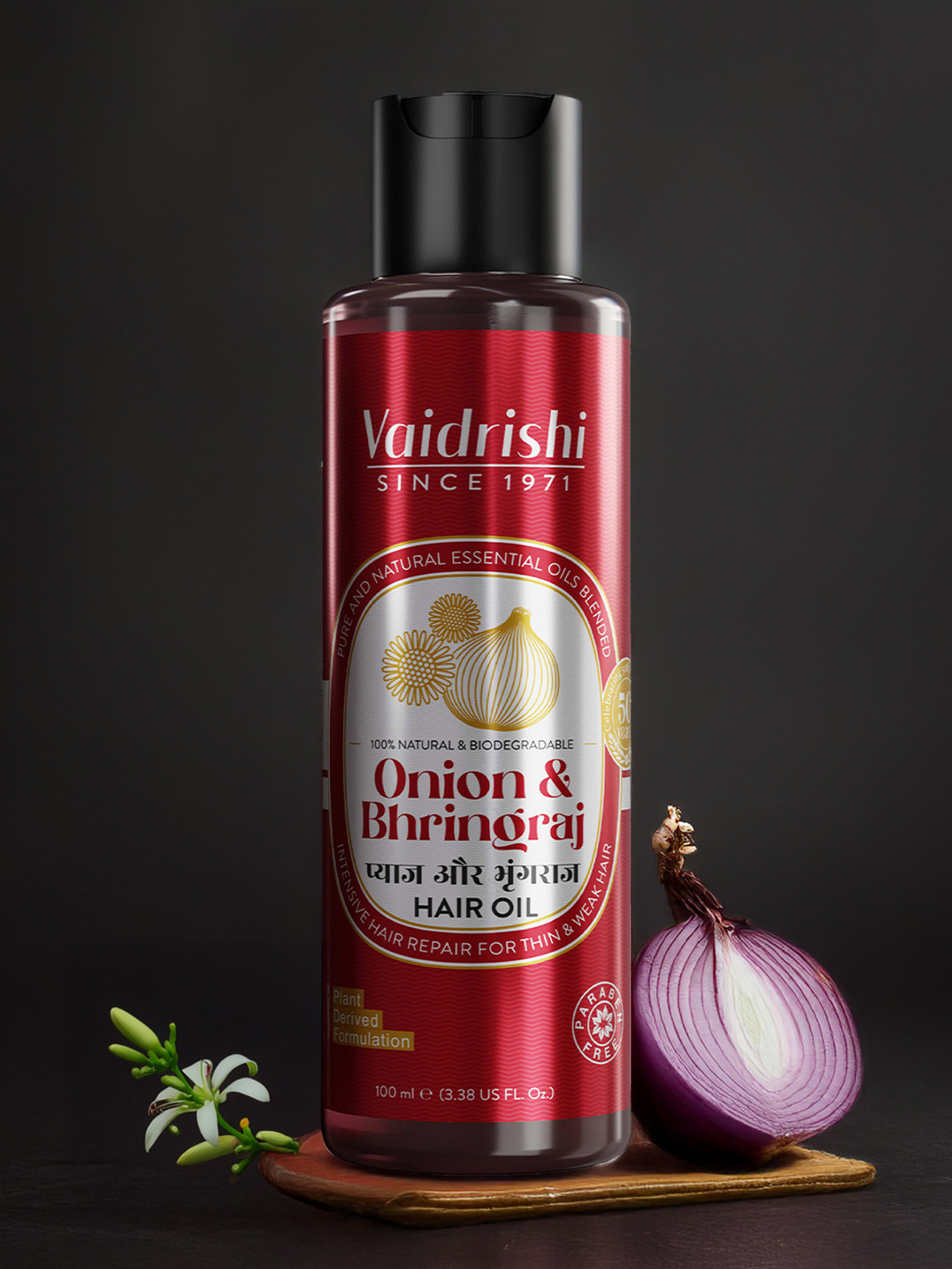 Vaidrishi Onion & Bhringraj Hair Oil For Hair Growth - 100 ml