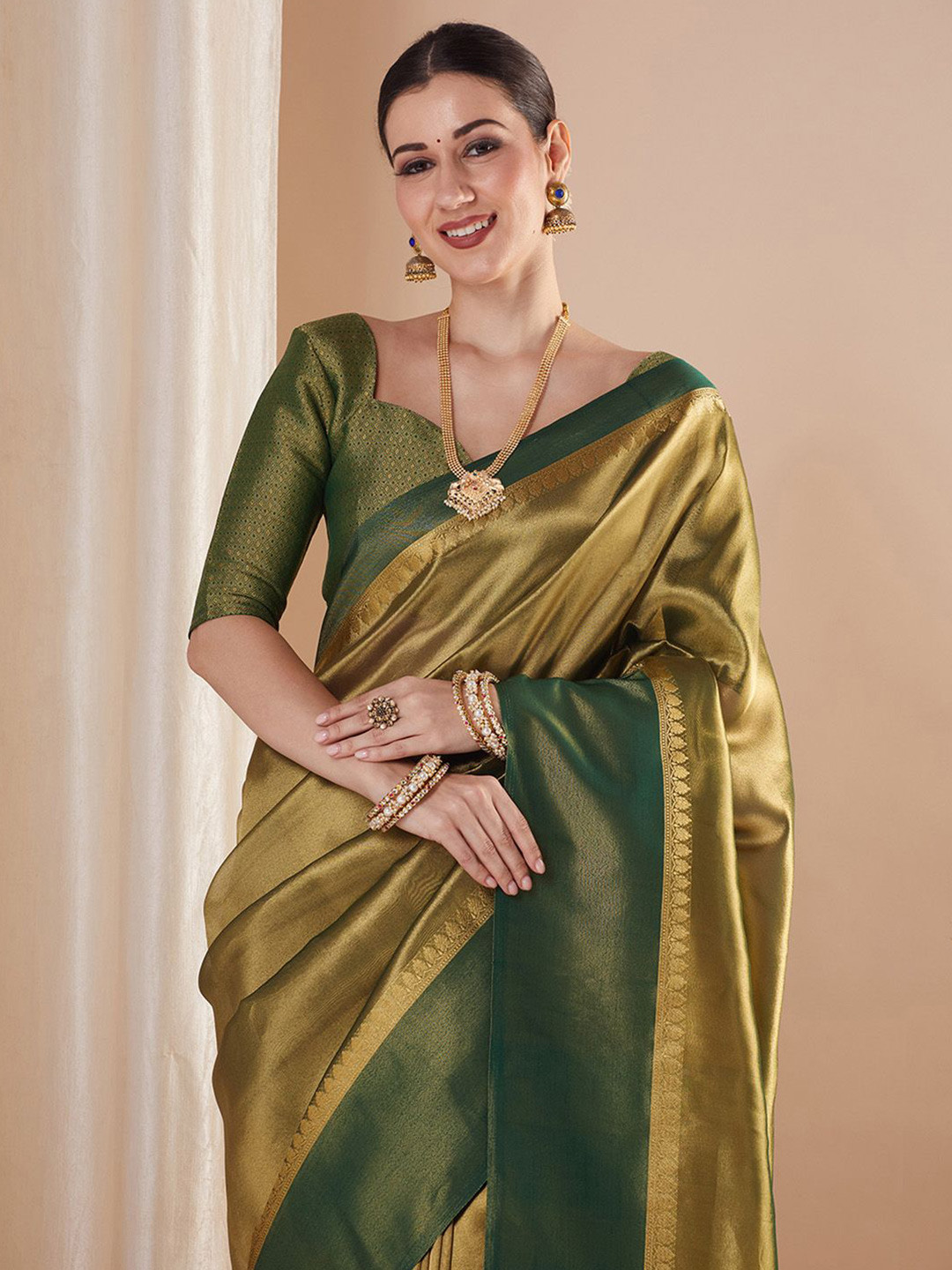 Saree mall Zari Tissue Banarasi Sarees