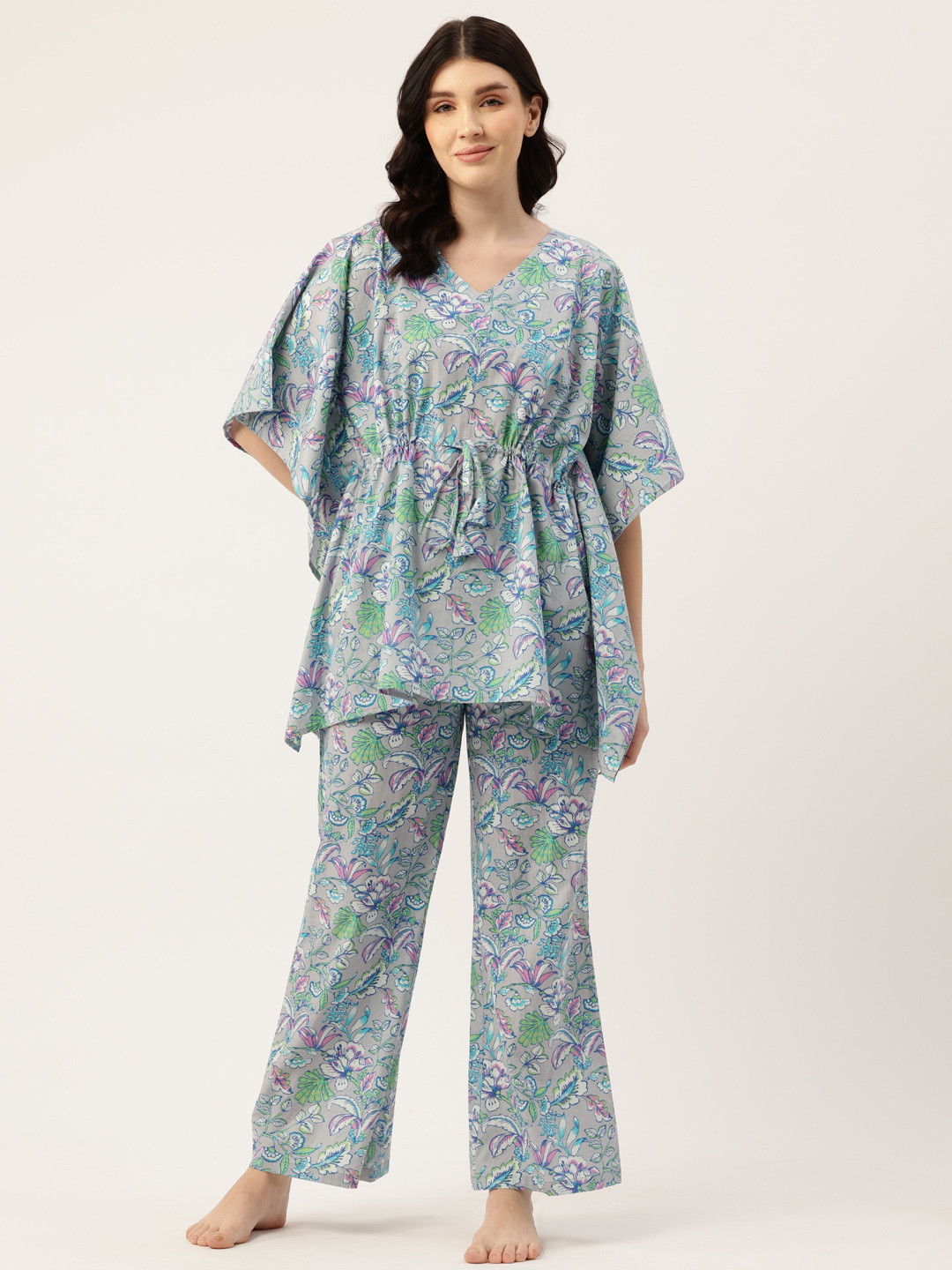 ETC X fwd Floral Printed Night suit