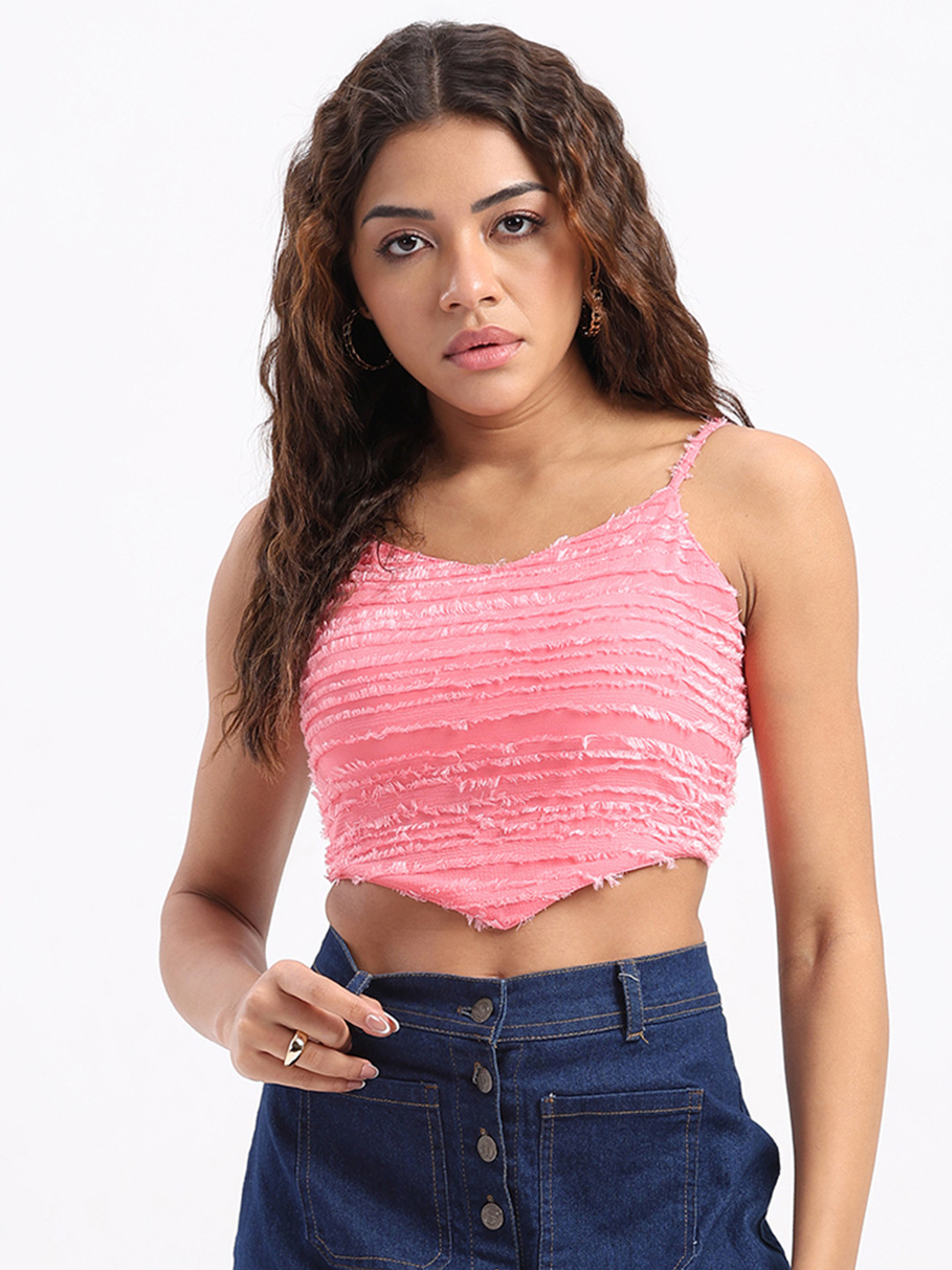 SZN Women Crop Fitted Top