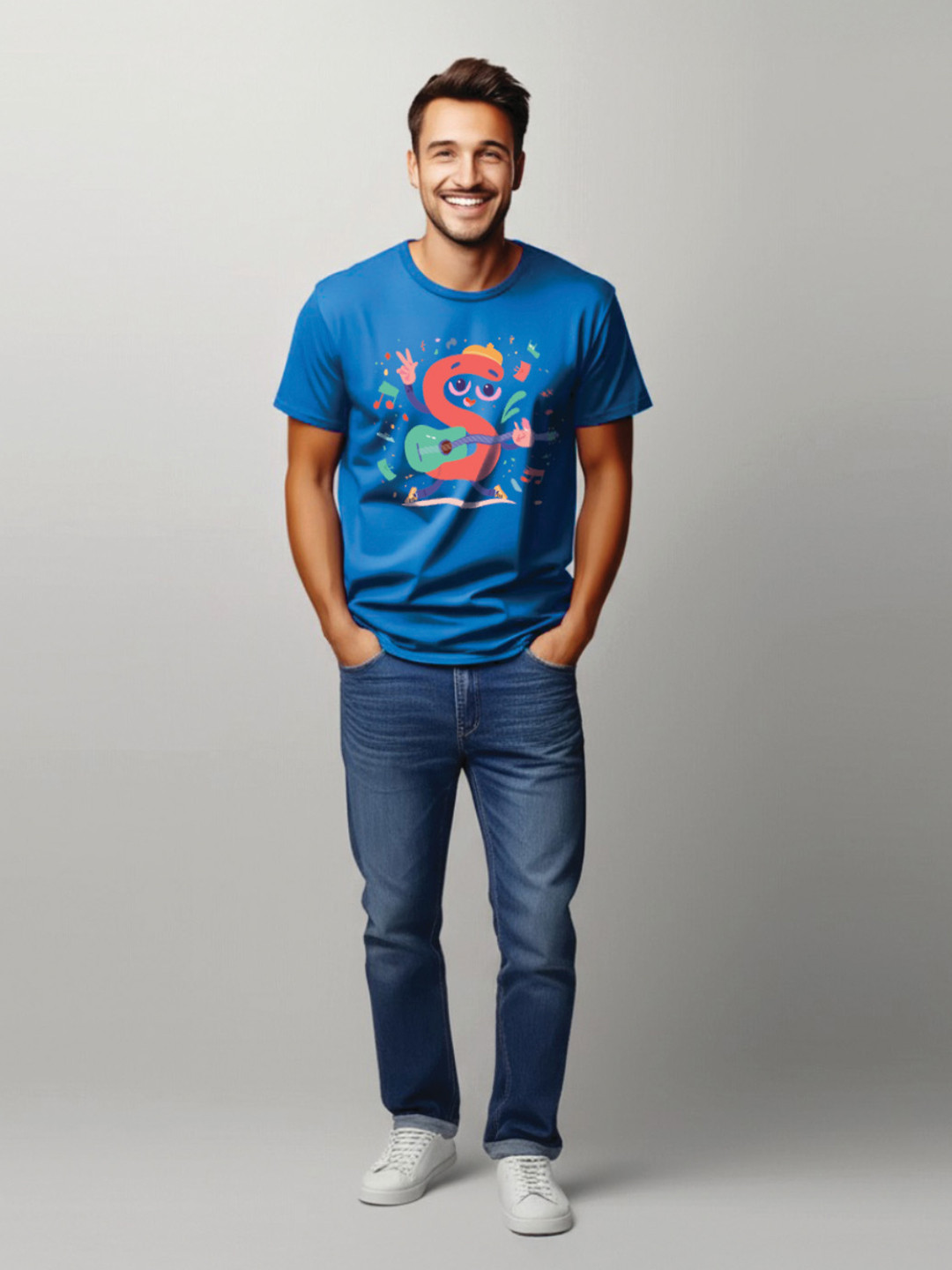 SPLOOSH Rockin' The S Printed Supima Cotton T-shirt