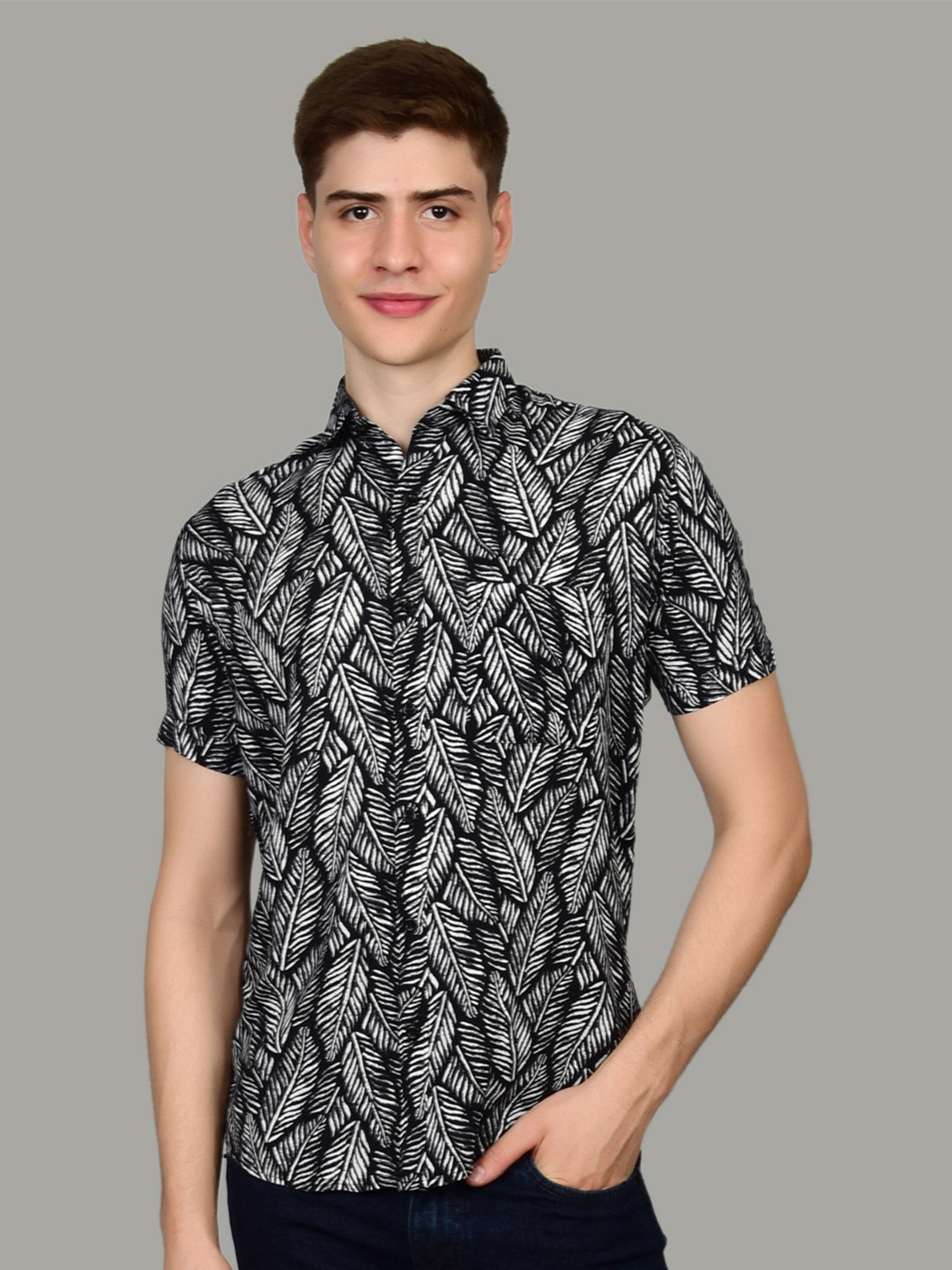 Heed Attentive Regular Fit Floral Printed Casual Shirt
