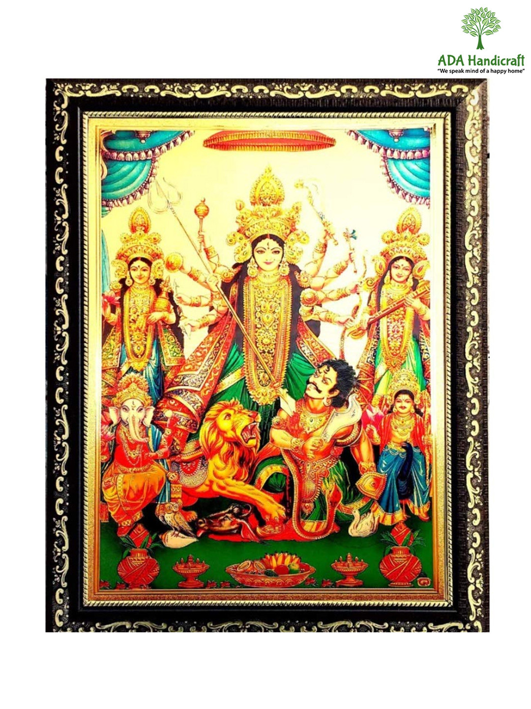 ADA Handicraft Wood Wall Rectangle Paintings Wall Art -10 x 11In