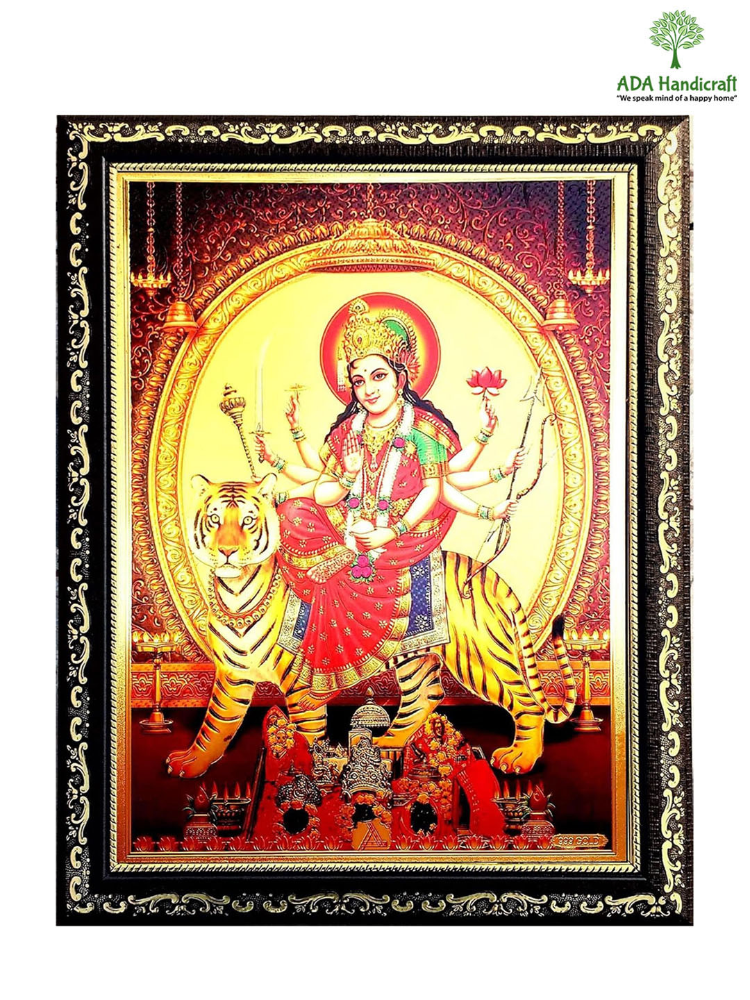 ADA Handicraft Wood Wall Rectangle Paintings Wall Art -10.23 x 13.77In