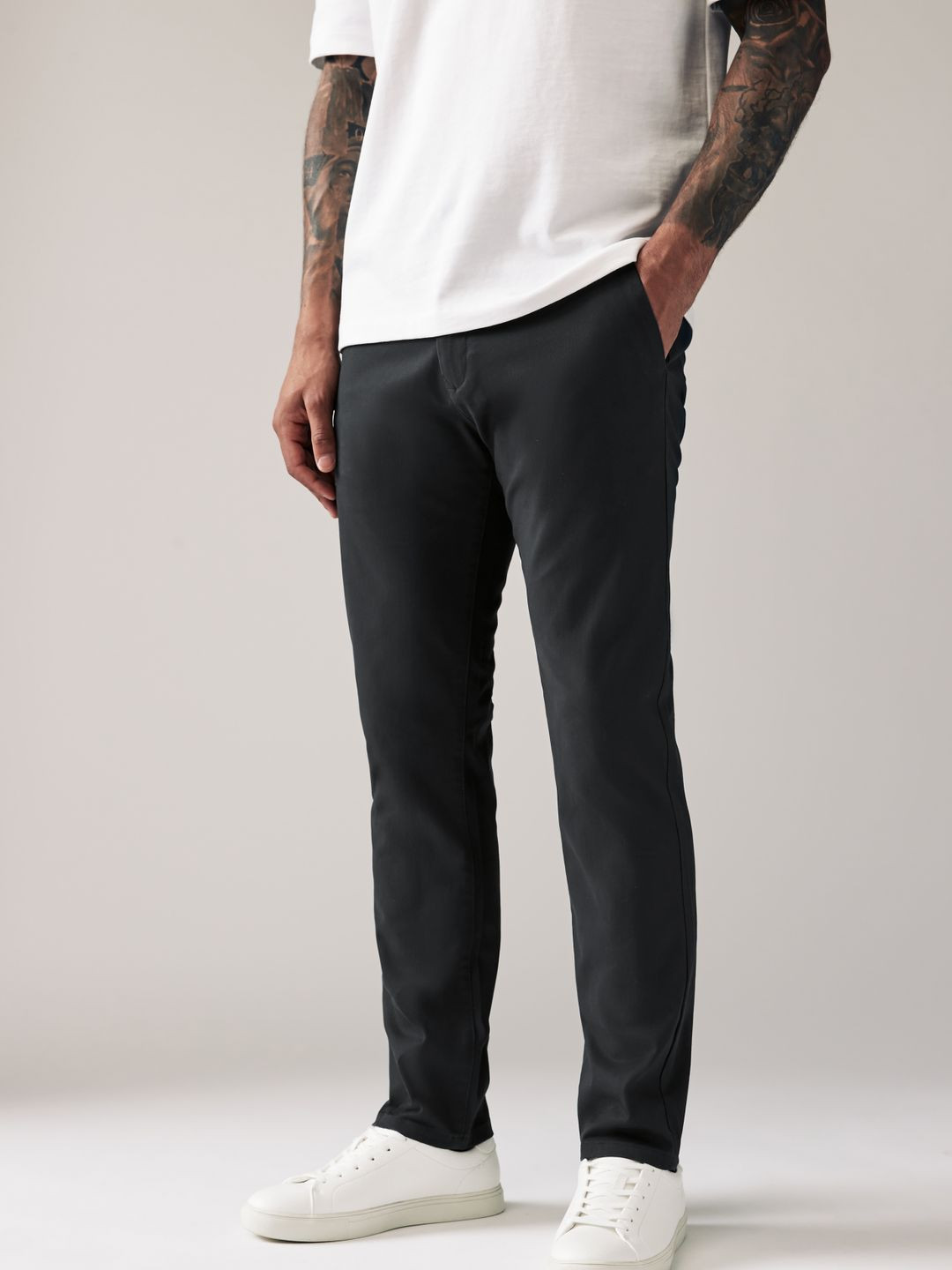 NEXT Men Slim Fit Stretch Chinos