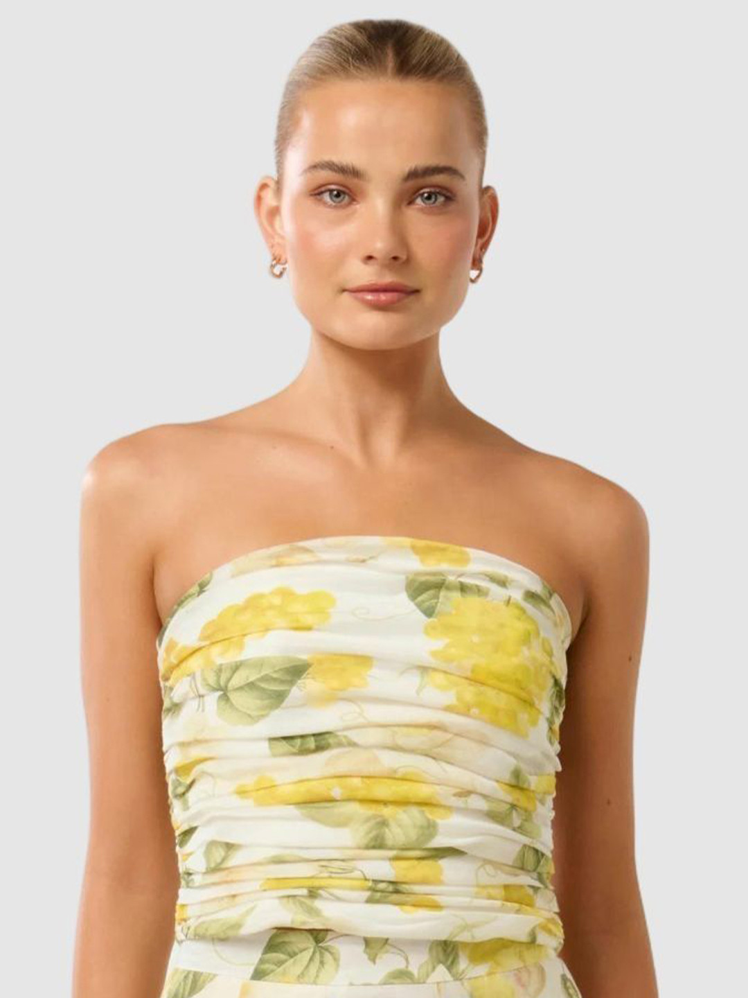 Forever New Women Floral Printed Crop Top