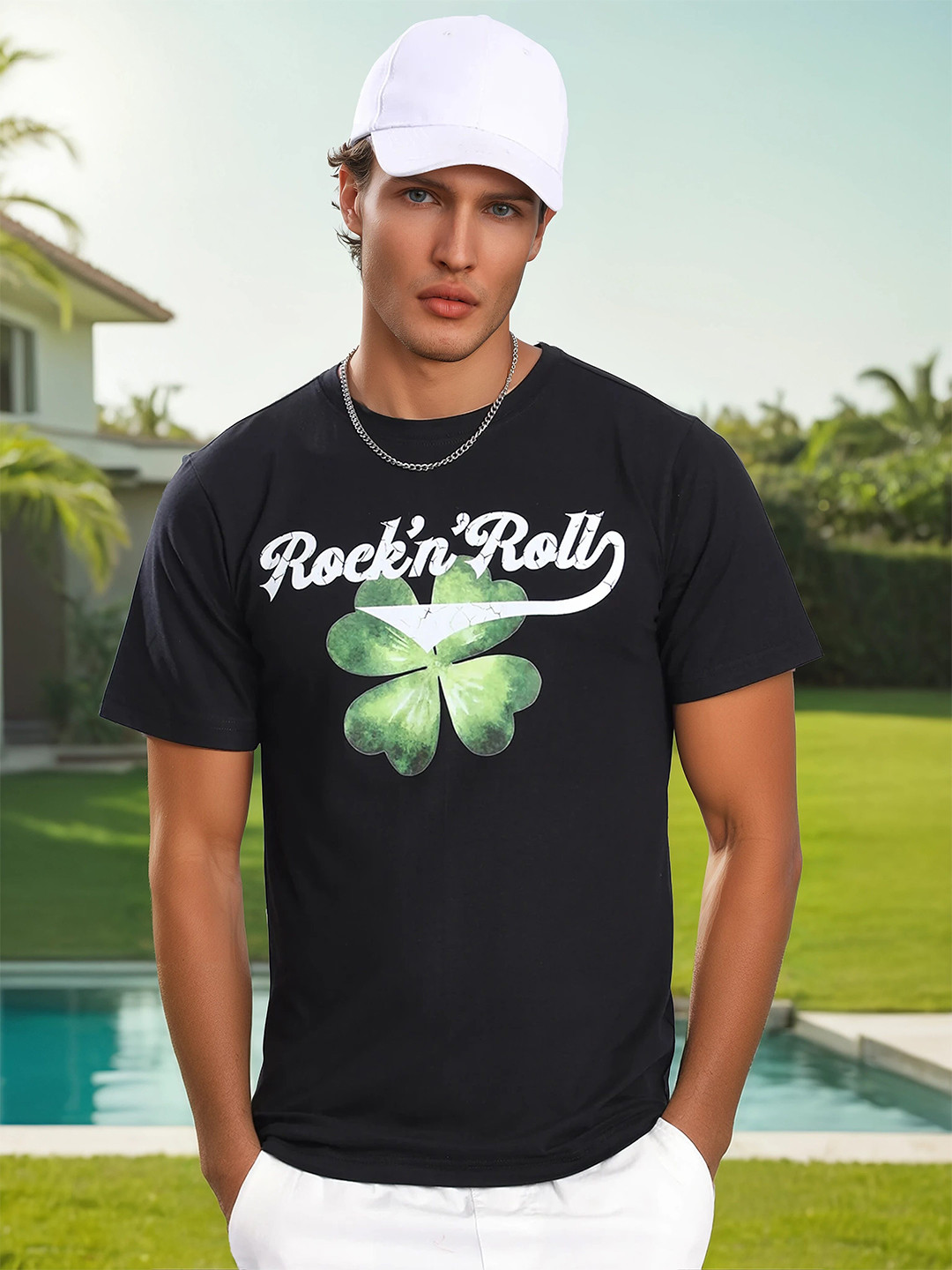 Bene Kleed Men Cotton Lycra Graphic Print T Shirt