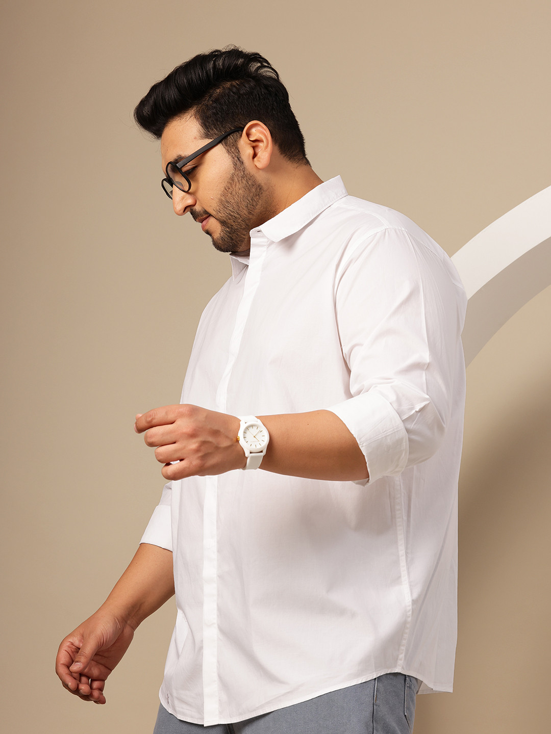 Sztori Men Plus Size Regular Fit Shirt