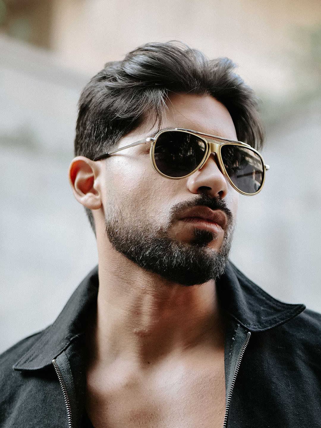 Urban Scissors Unisex Oval Sunglasses with UV Protected Lens VINTAGE-GRADIENT-SUN