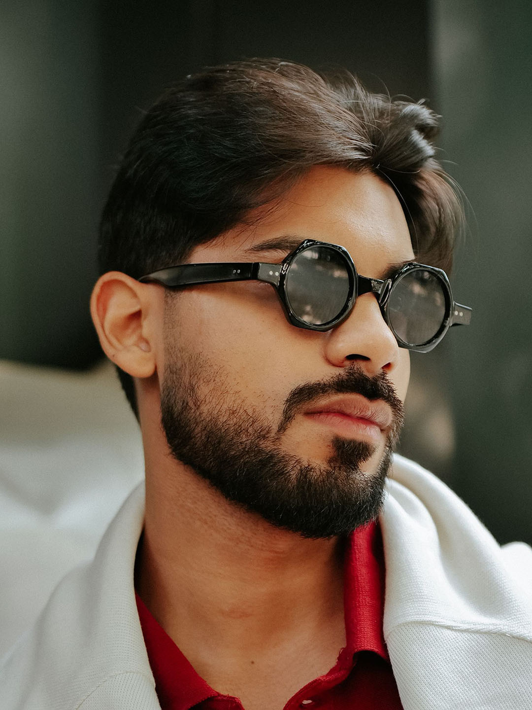 Urban Scissors Unisex Round Sunglasses with UV Protected Lens PRISM-SUN