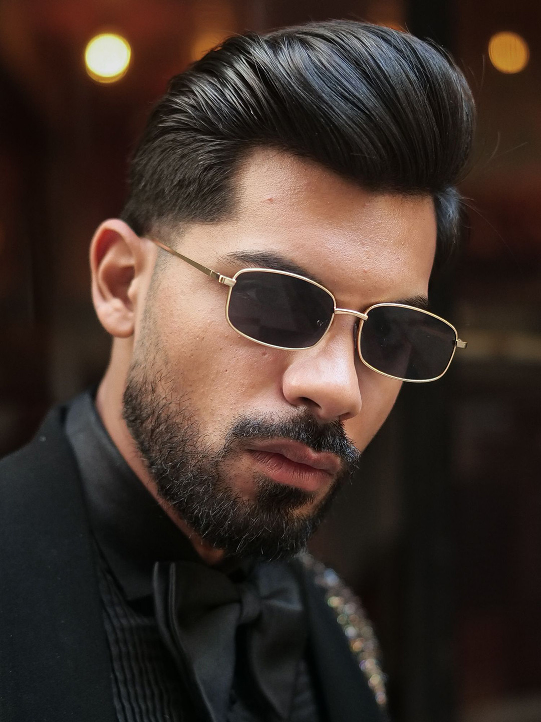 Urban Scissors Unisex Rectangle Sunglasses with UV Protected Lens SLEEK-SUN
