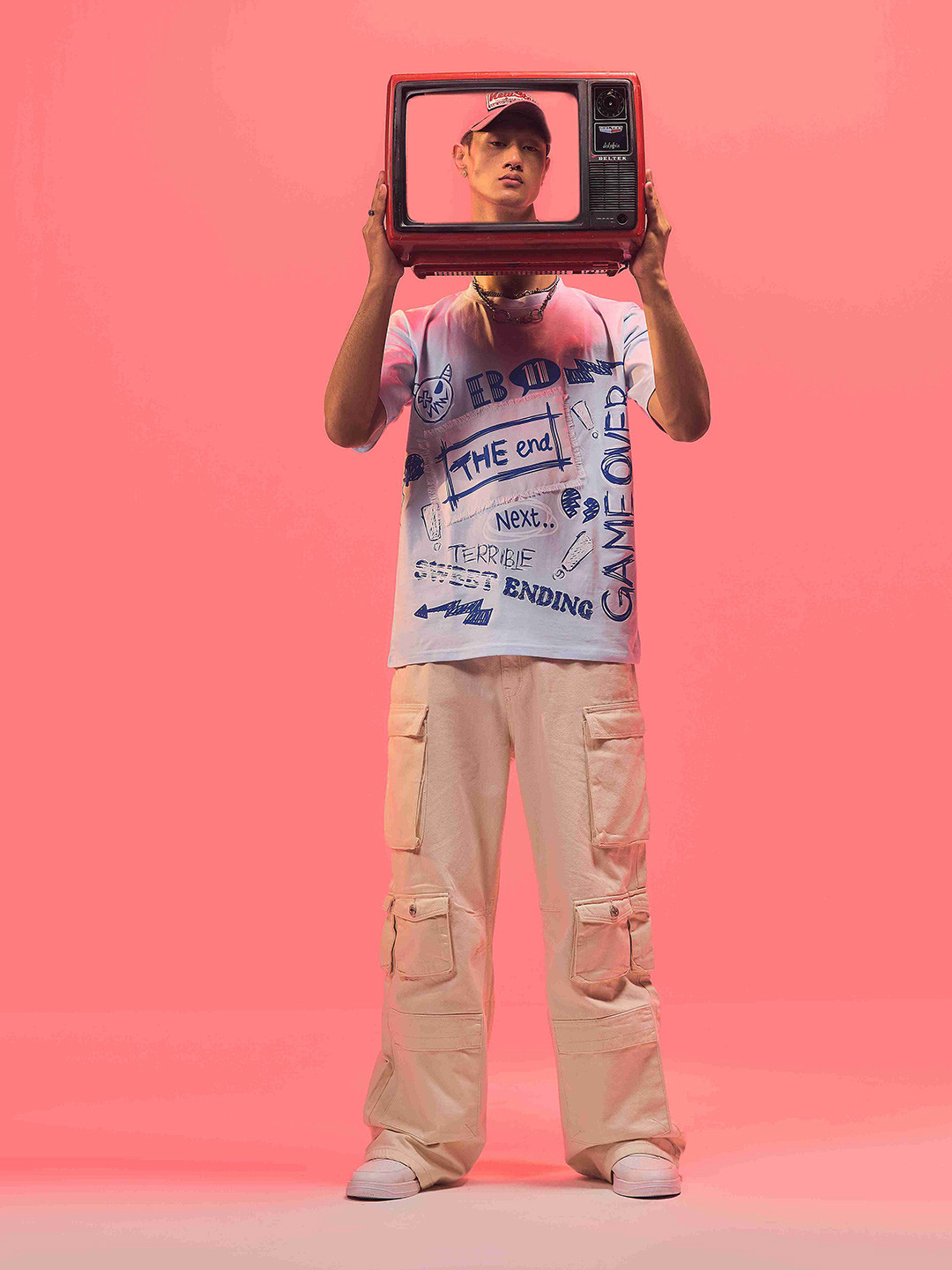 Eleven Brothers Men Graphic Printed Round Neck Cotton T-shirt