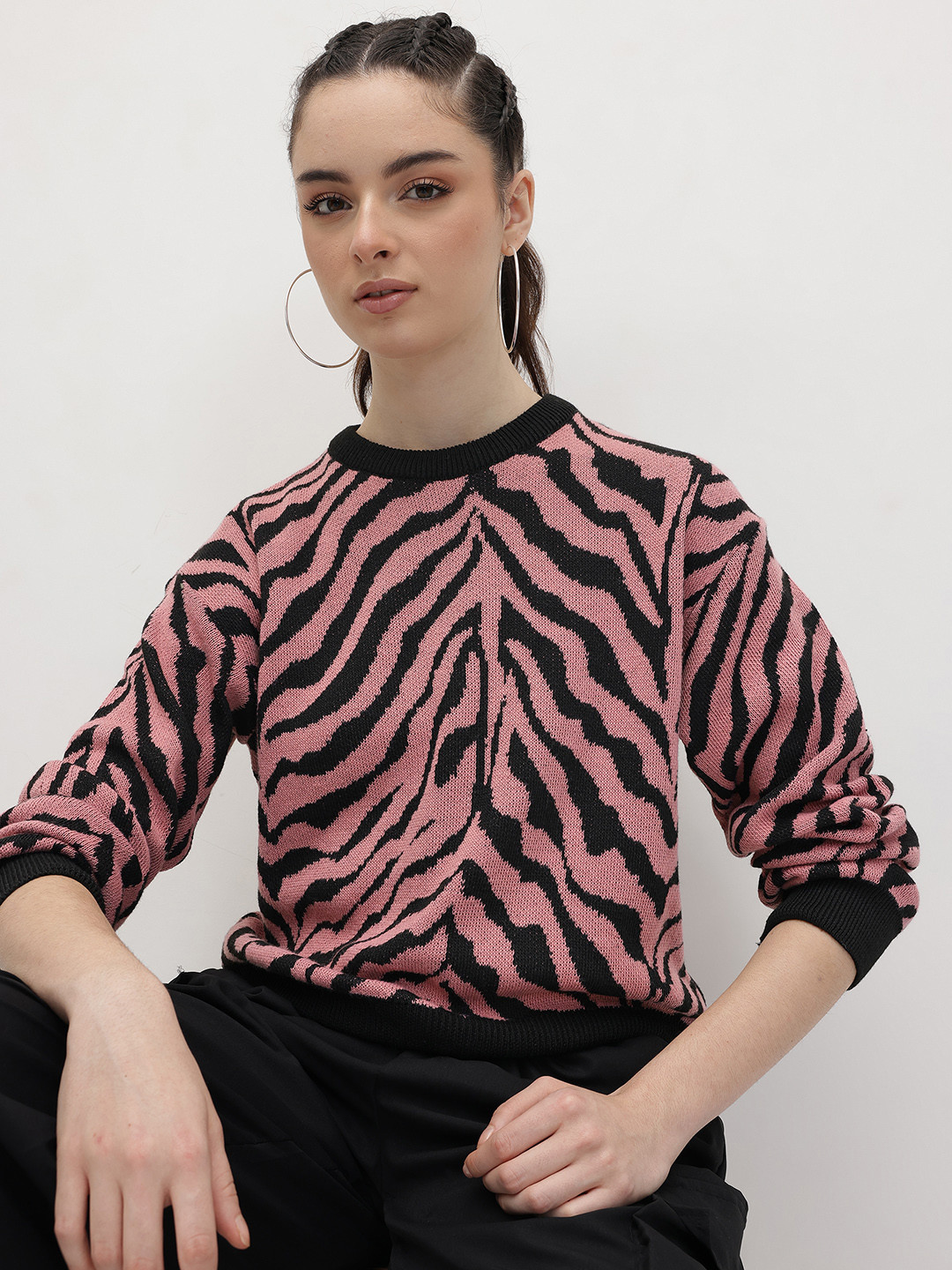 The Roadster Life Co. Animal Self Design Pullover