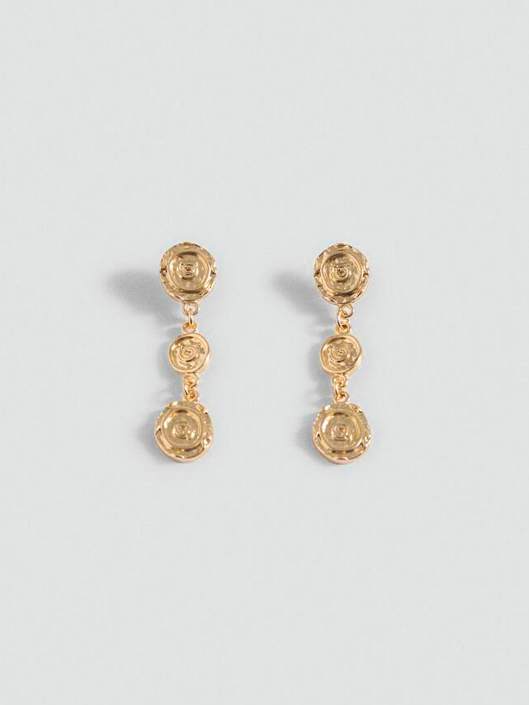 MANGO Circular Shape Drop Earrings