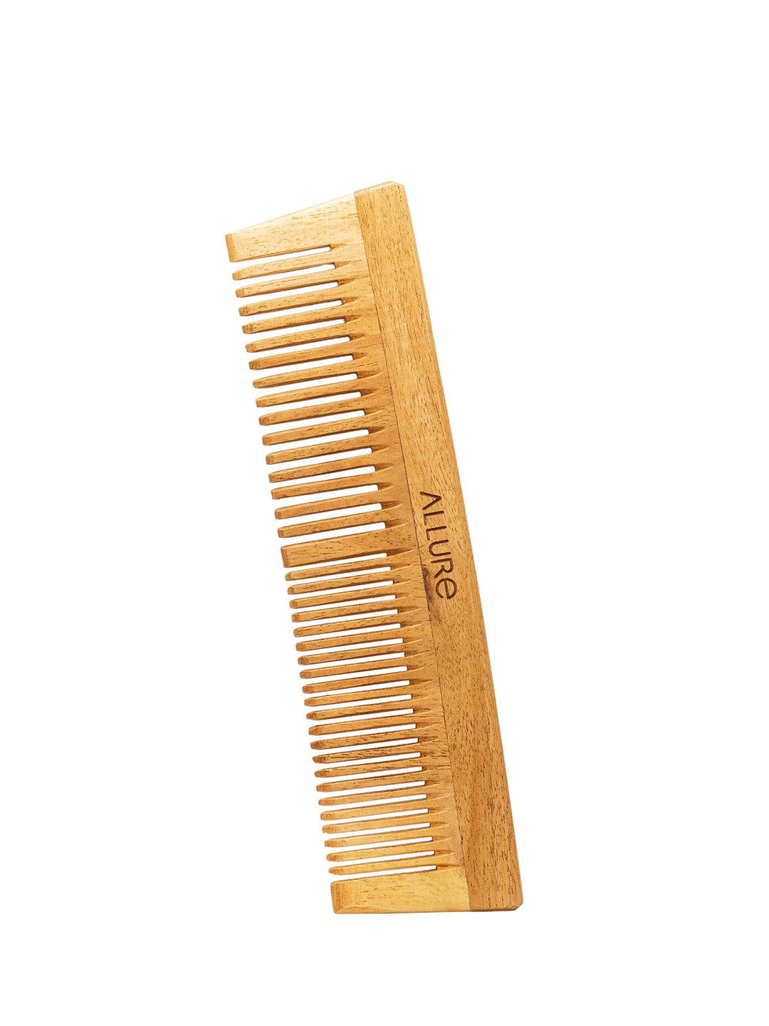 ALLURE Neem Wooden Comb - Camel Brown - CR 01
