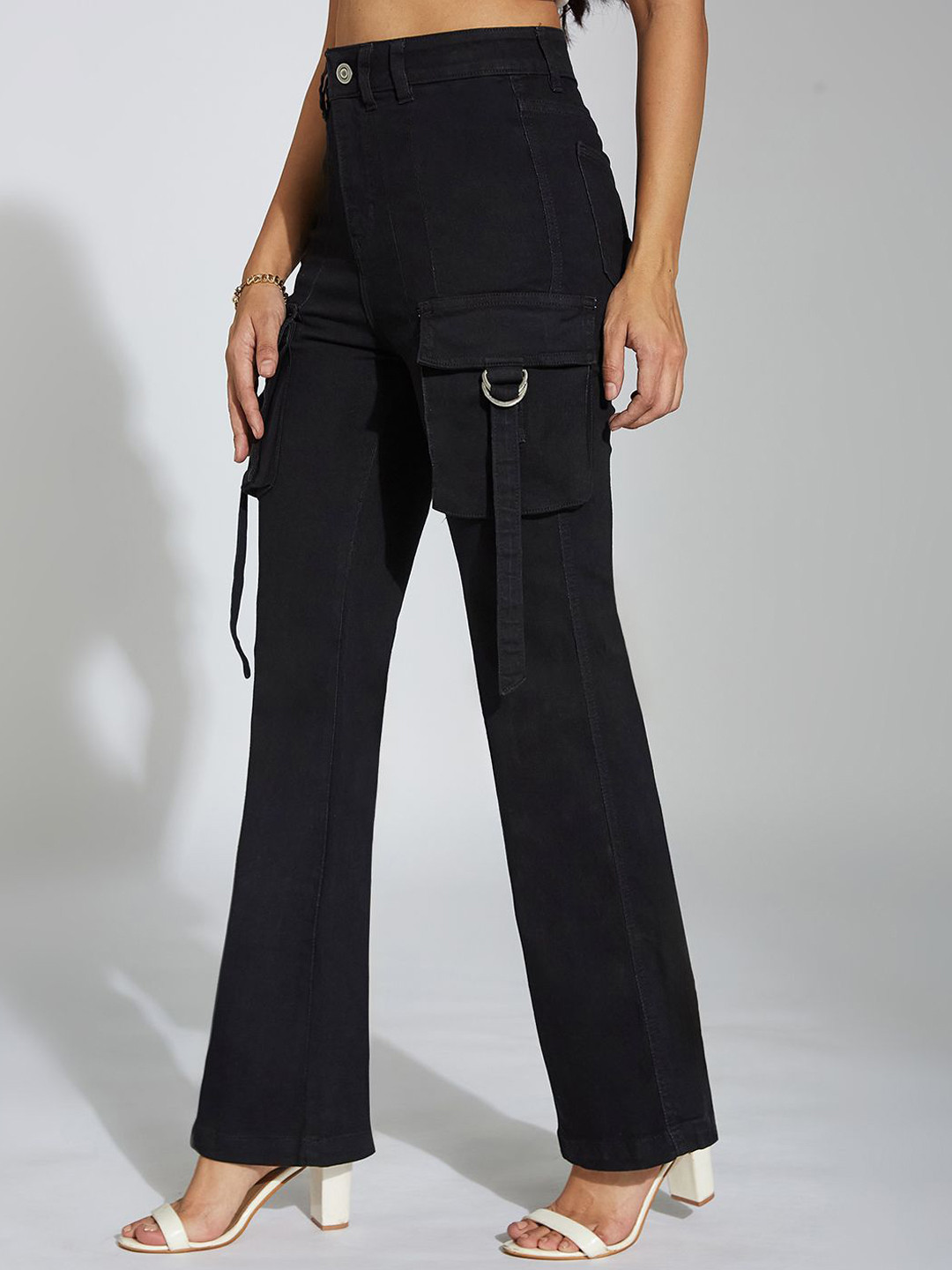 Life With Pockets Women Bootcut High-Rise Stretchable Jeans