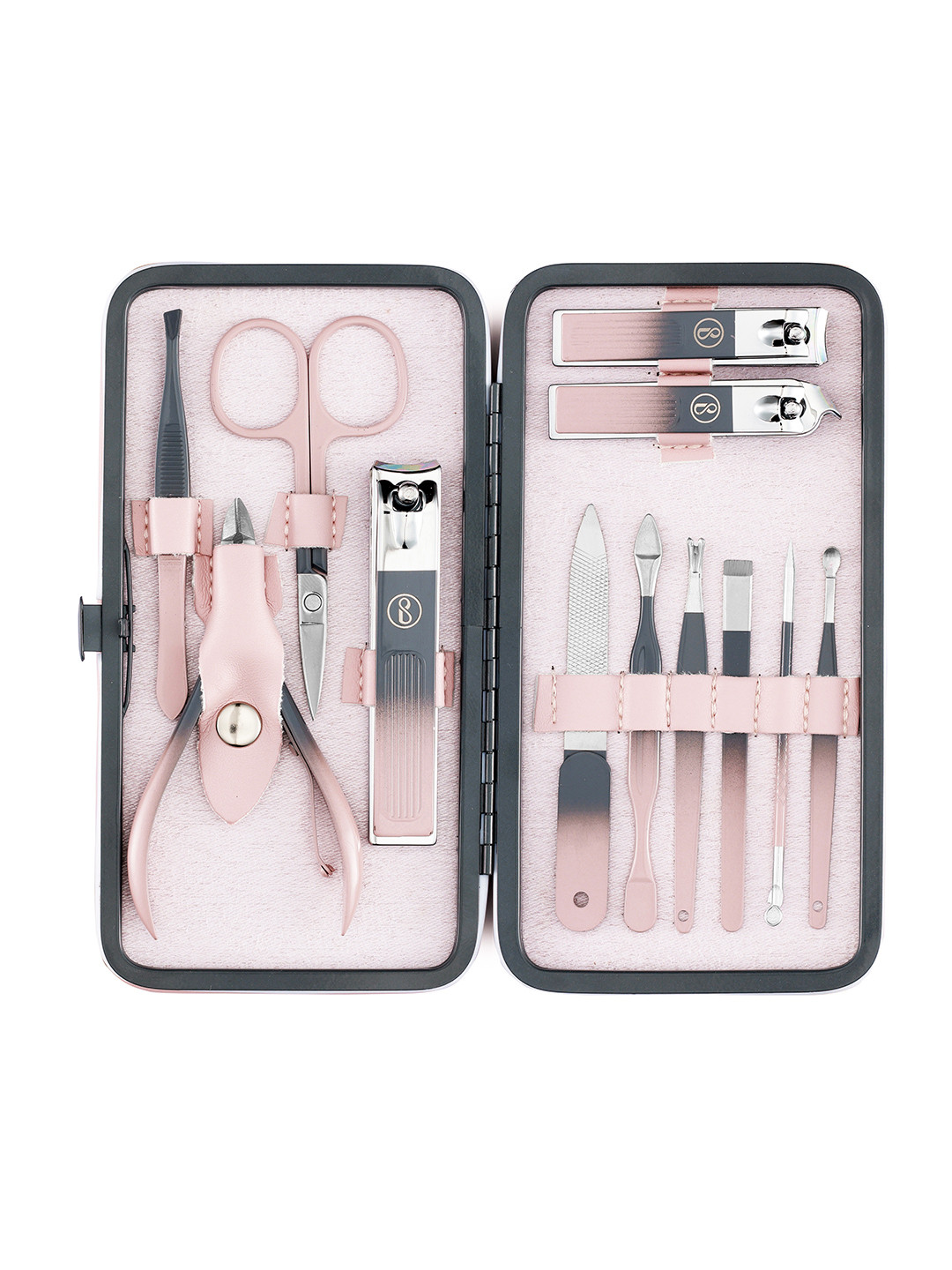 Beaute Secrets Set Of 12 Nail Clipper Set With Nail Filer Manicure & Pedicure Kit