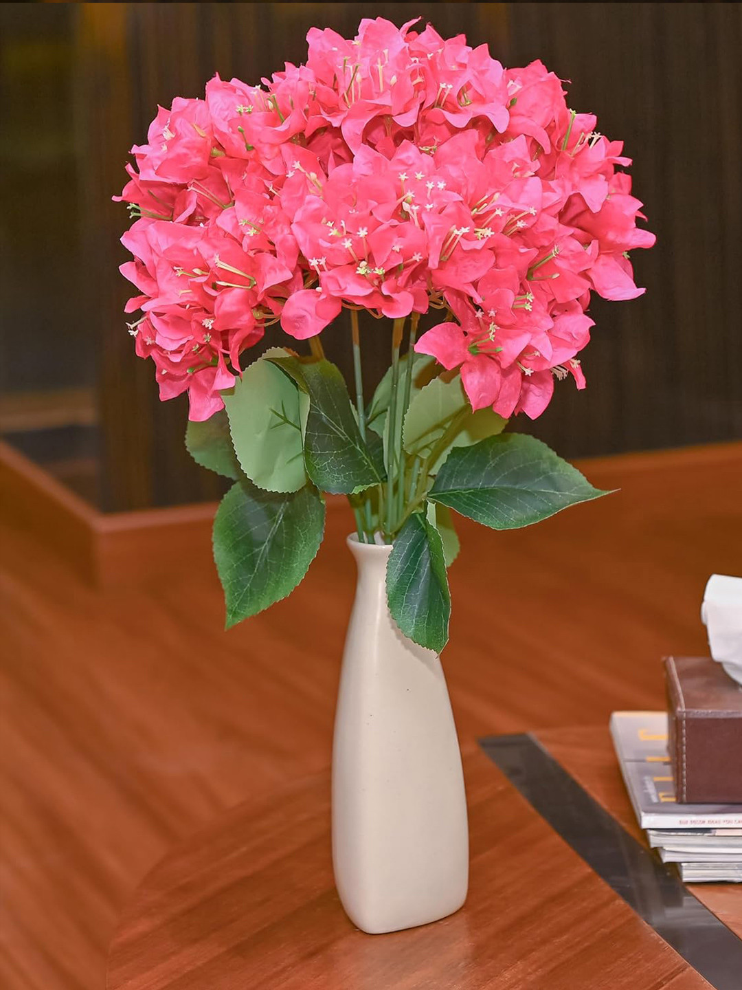 EarthCraft Pink And Green Bougainvillea Artificial Plant
