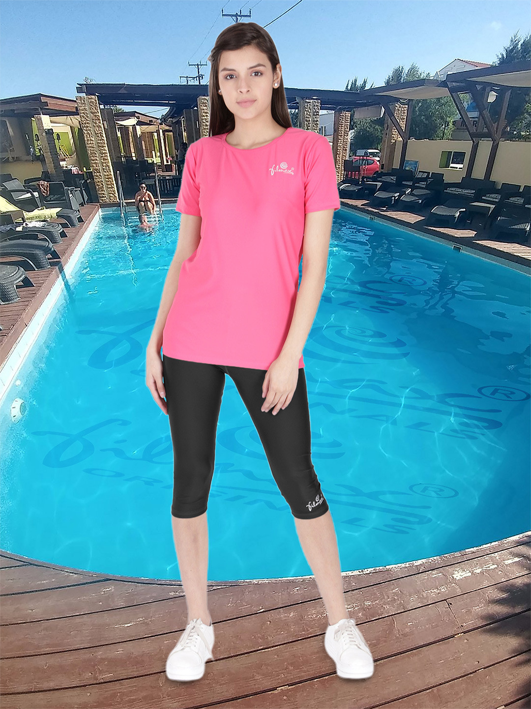 FILMAX ORIGINALS T-Shirt & Capri Swim Set