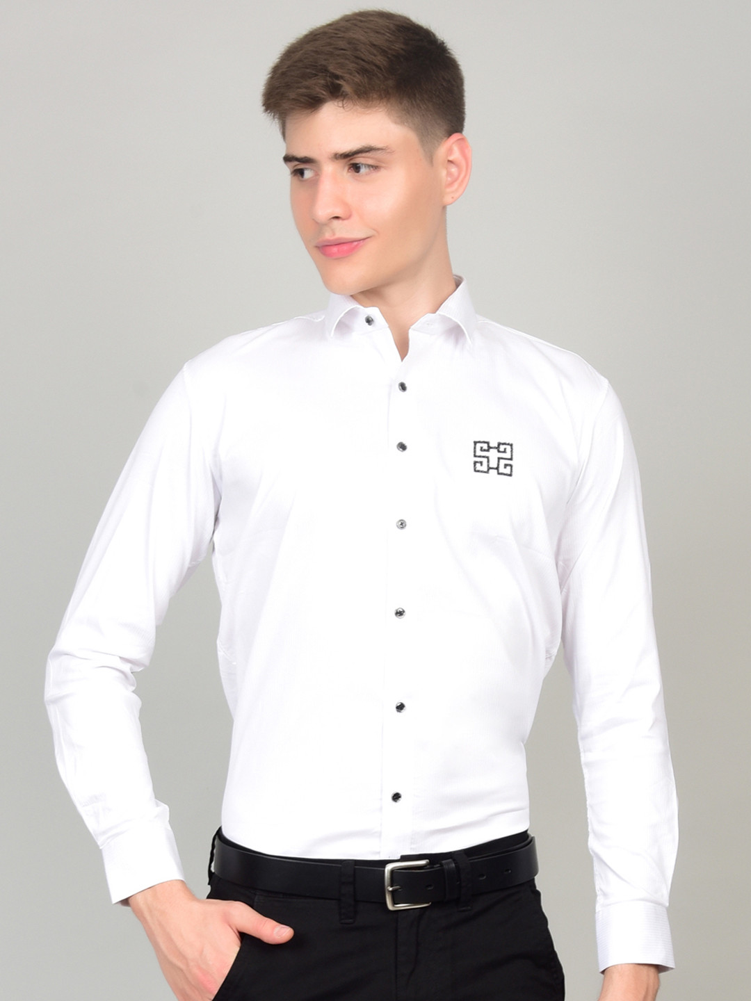 Heed Attentive Men Luxury Standard Slim Fit Party Shirt