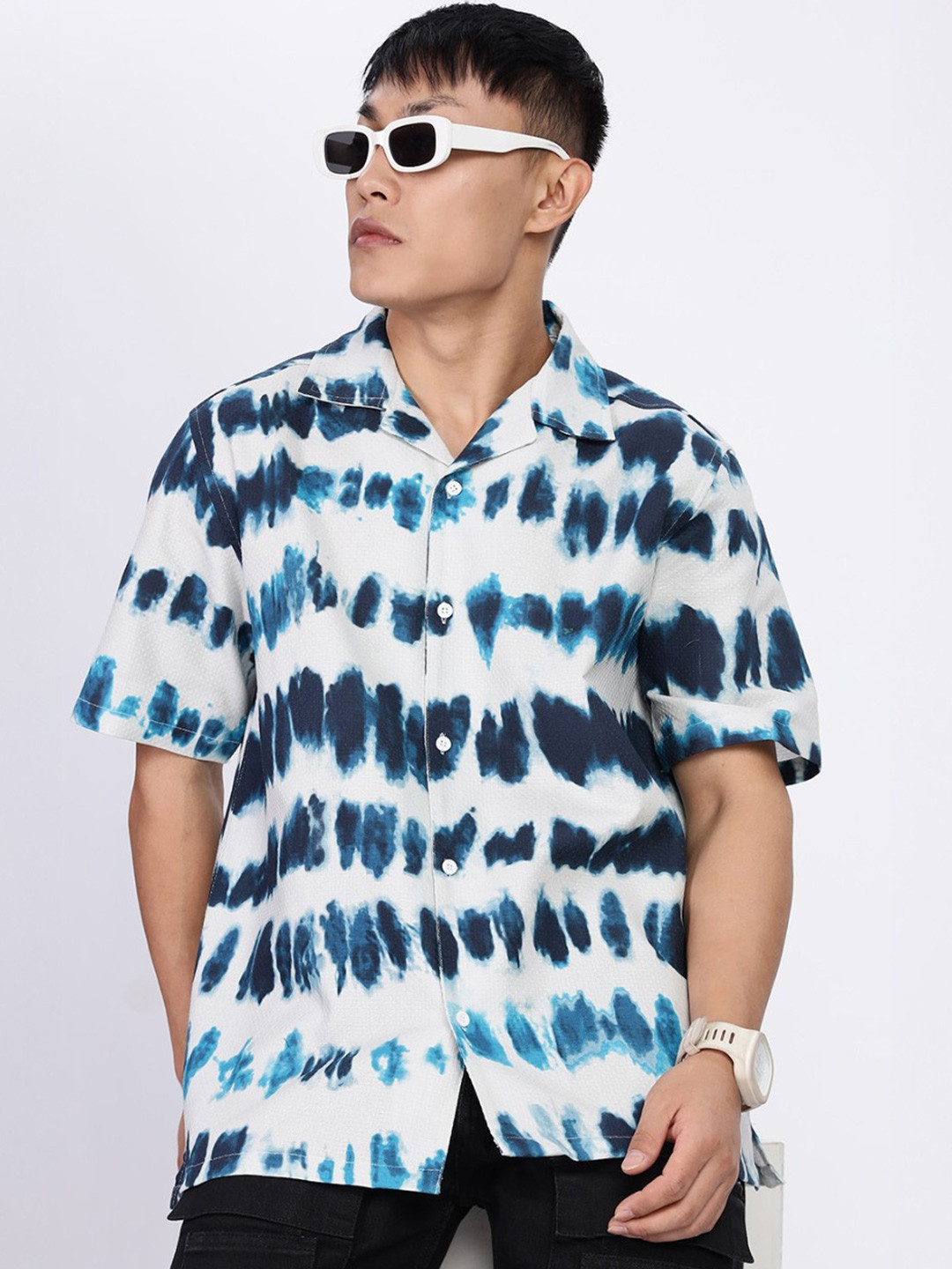 Eszett Men Printed Casual Shirt