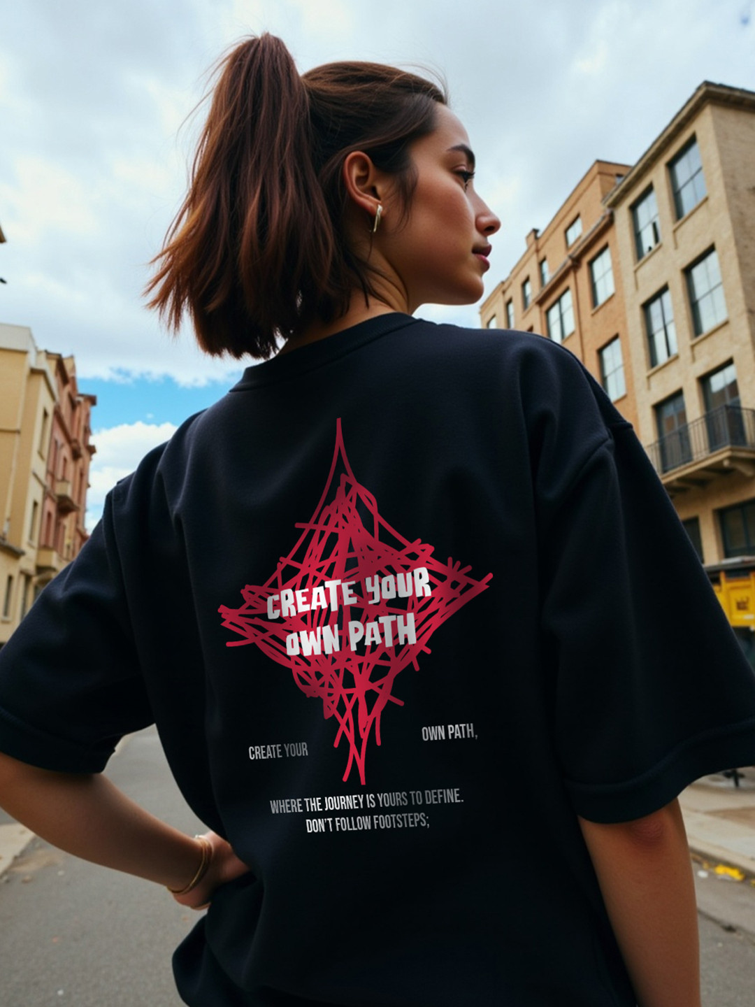 Mad Over Print Women Printed Pockets T-shirt